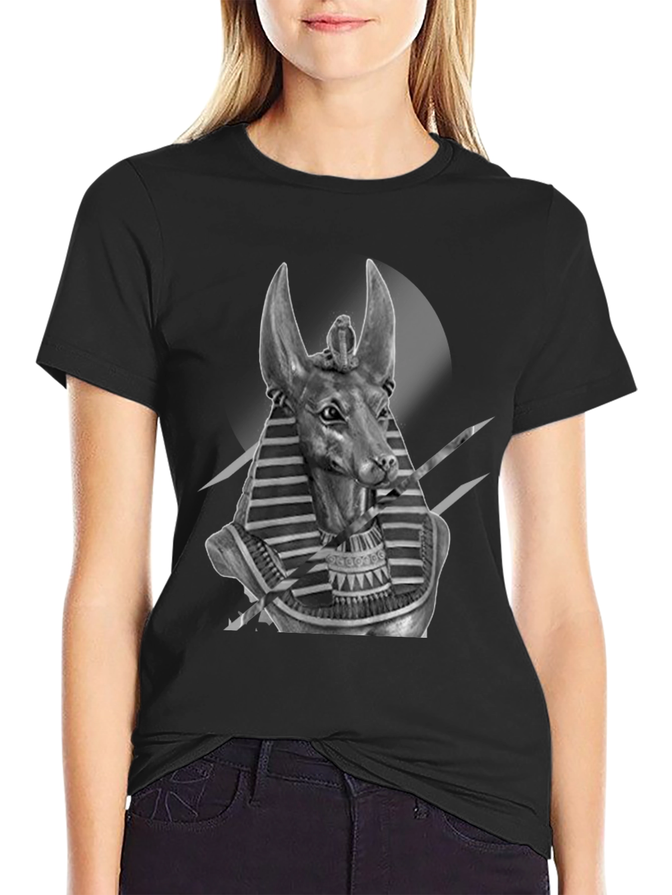 Anubis Graphic T-Shirt – Egyptian Mythology Art Tee