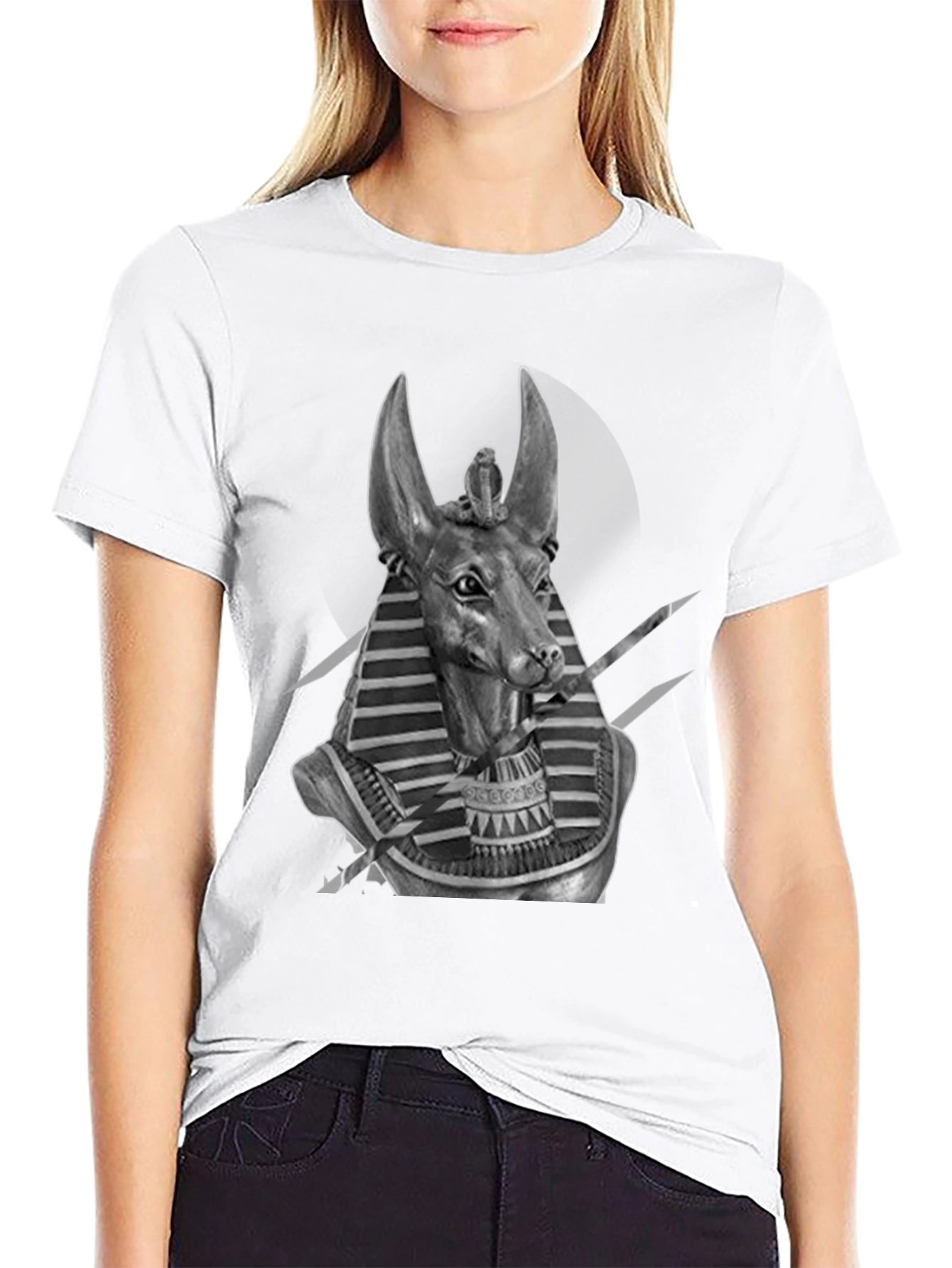 Anubis Graphic T-Shirt – Egyptian Mythology Art Tee