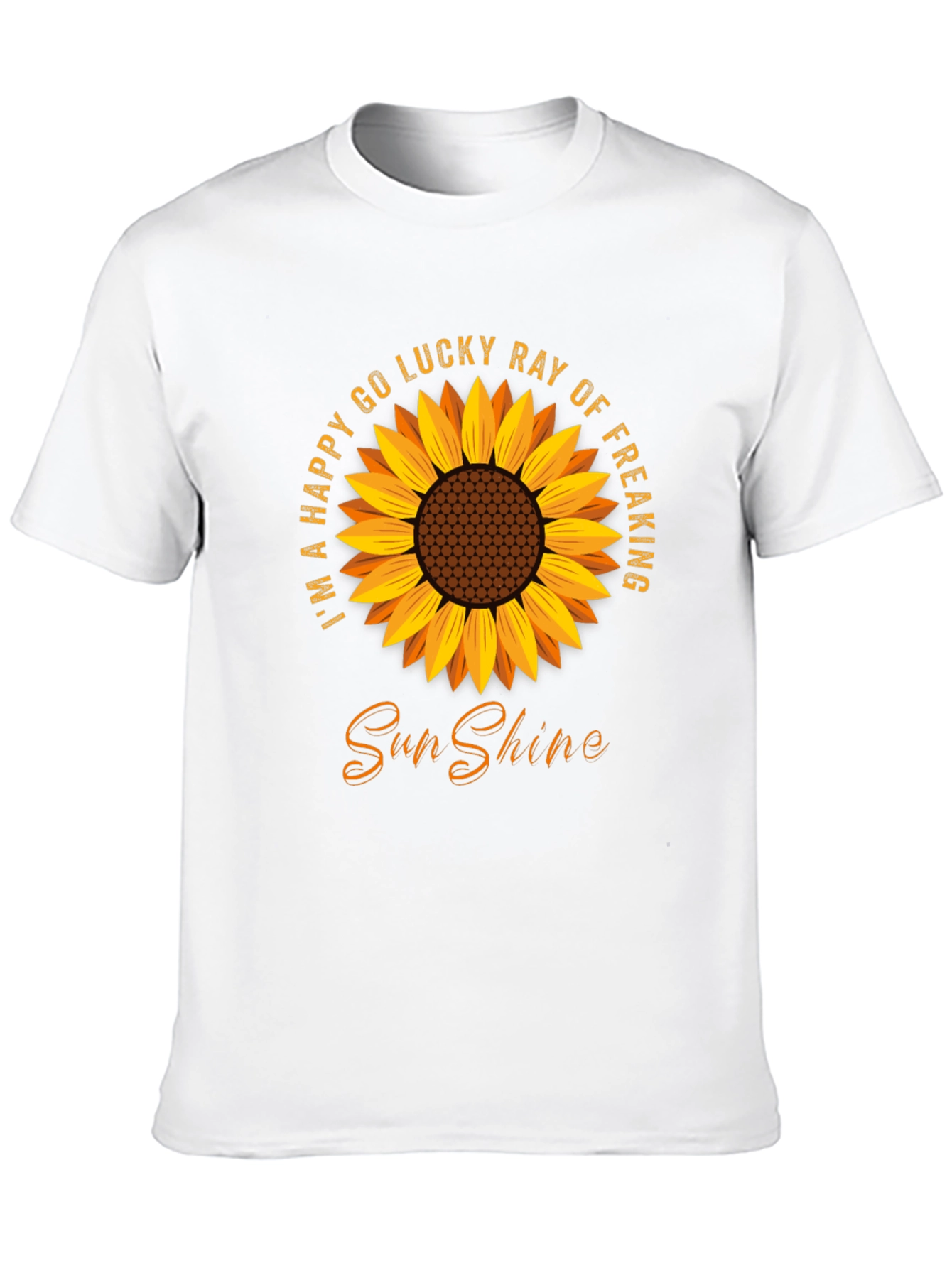 Happy Go Lucky Sunflower Graphic Tee