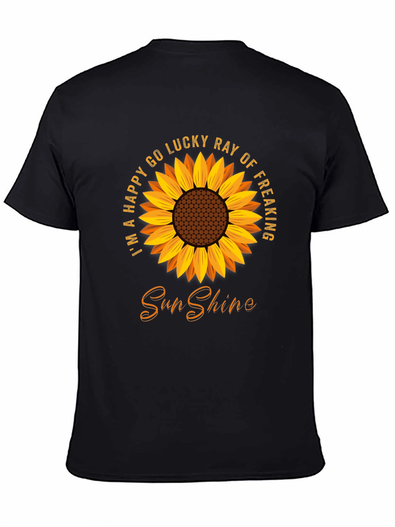 Happy Go Lucky Sunflower Graphic Tee
