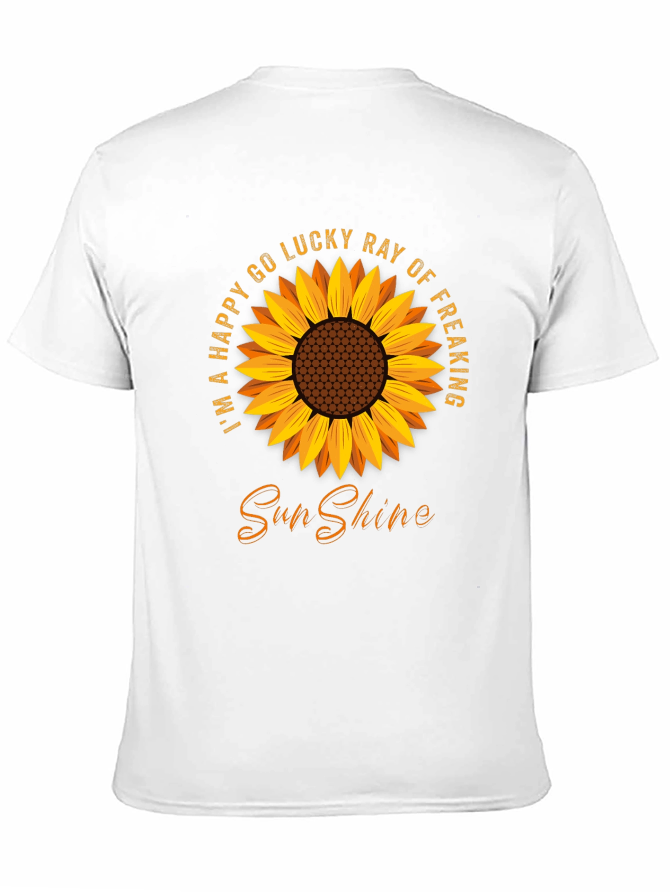 Happy Go Lucky Sunflower Graphic Tee