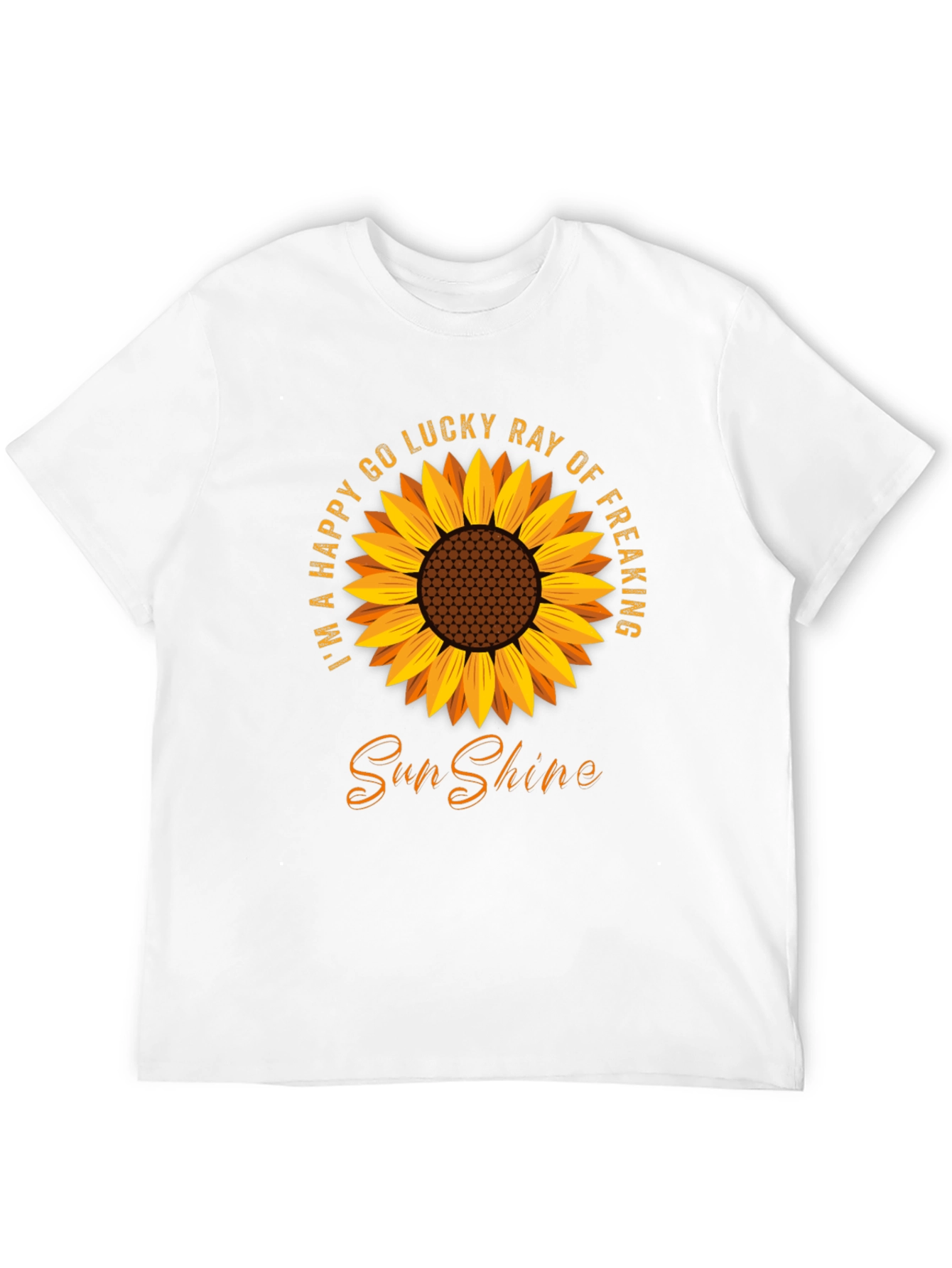 Happy Go Lucky Sunflower Graphic Tee