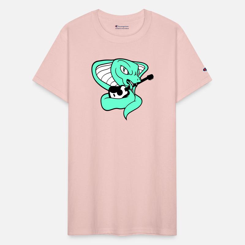 Evil Snake Cobra Playing Guitar Heavy Metal Music