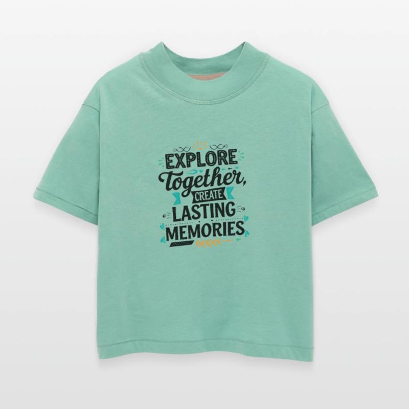 Explore Together adevnture travel quote text art