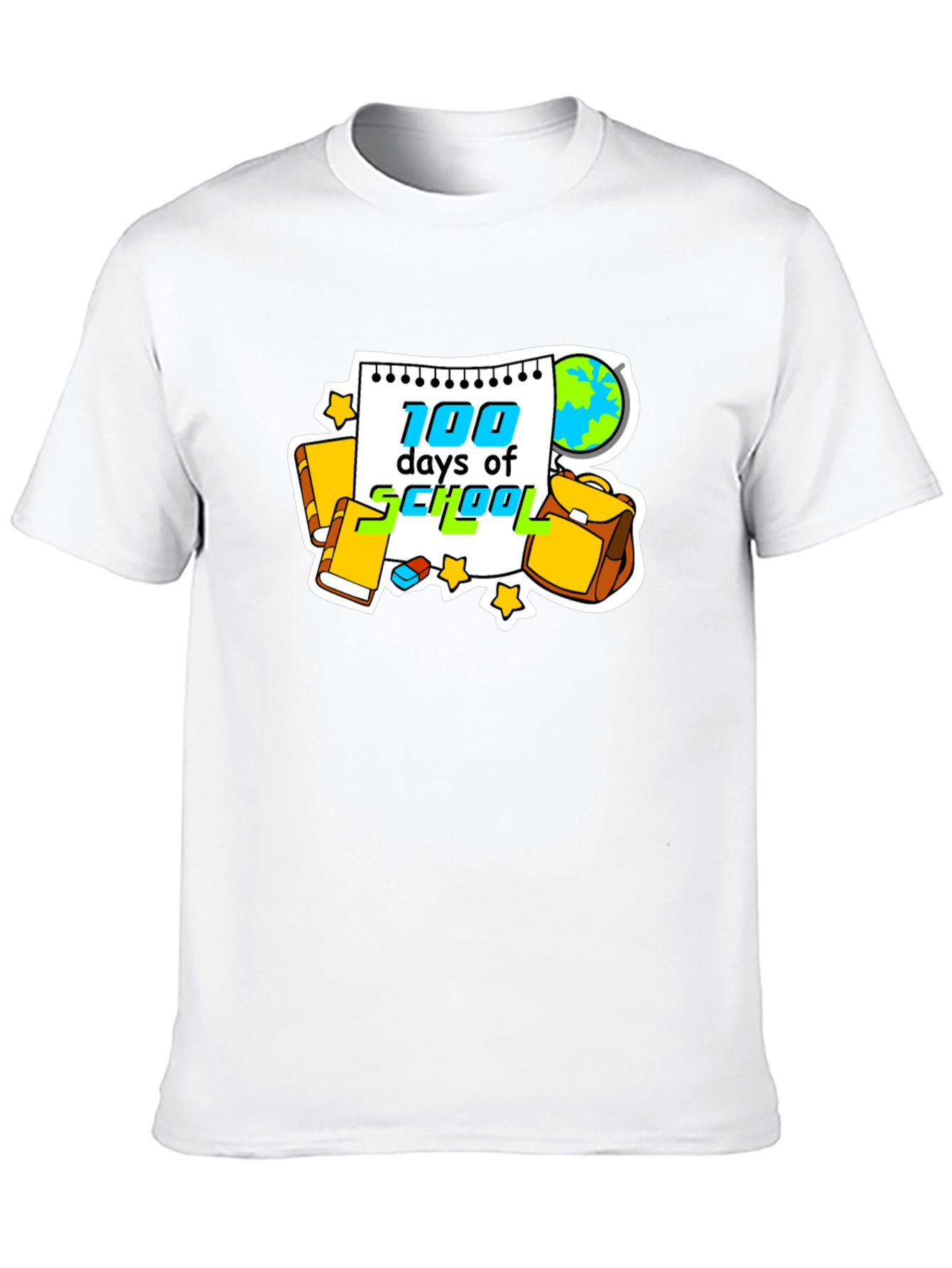 100 Days of School Black Graphic Tee