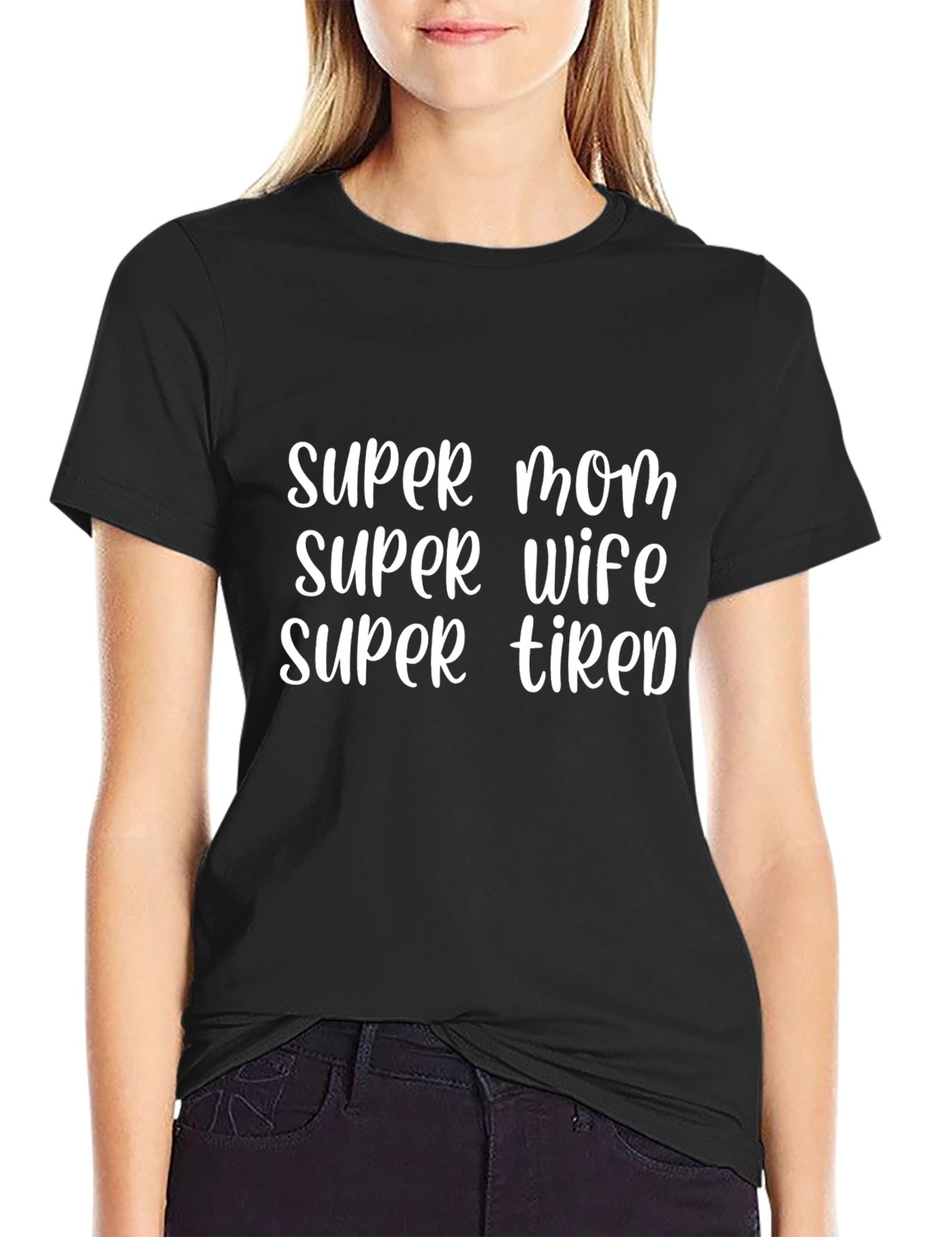 Super Mom Wife Tired Graphic Tee - Unisex