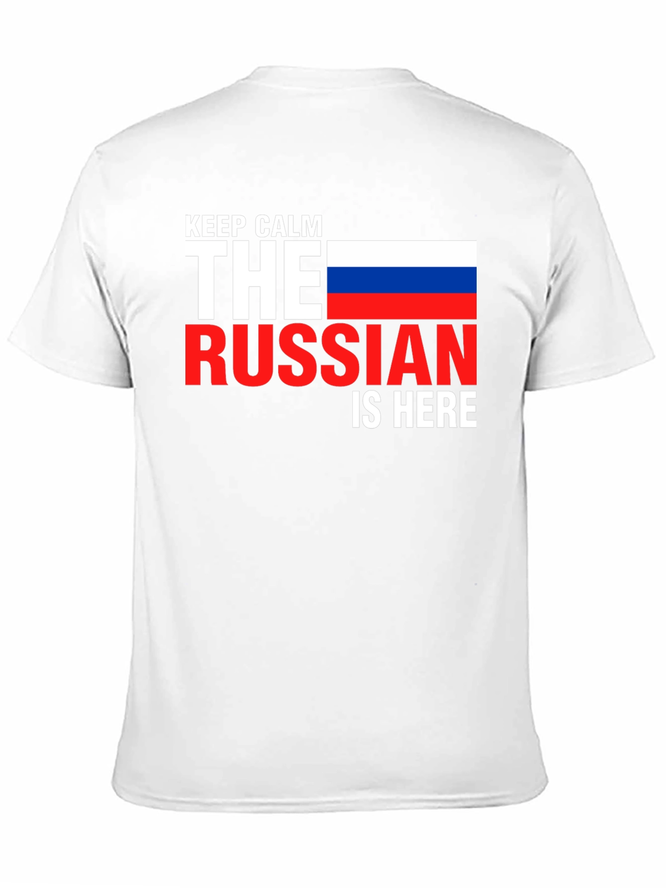 Keep Calm Russian is Here T-Shirt - Black