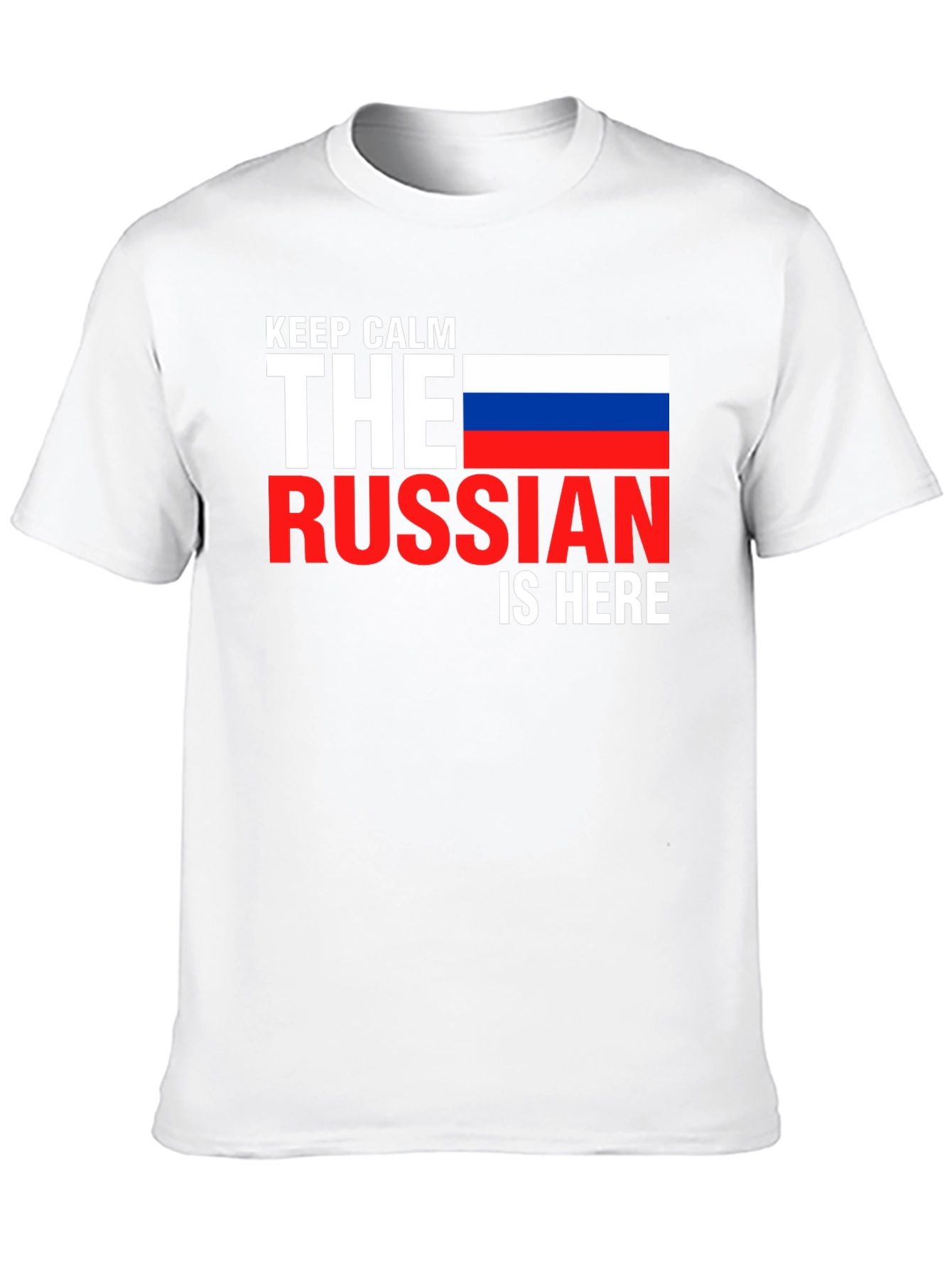 Keep Calm Russian is Here T-Shirt - Black