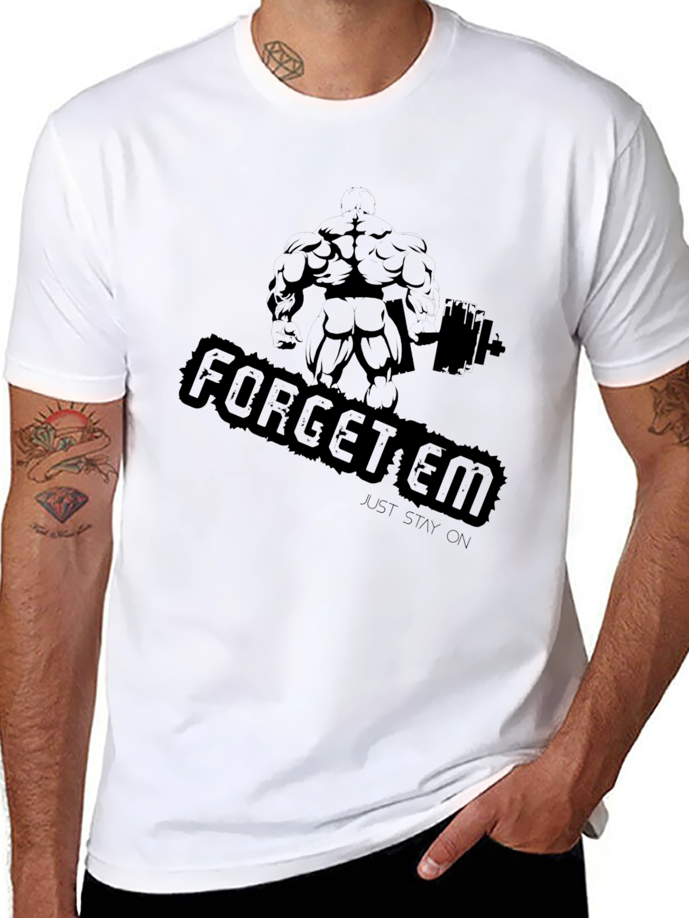 Forget Em Gym Black T-Shirt
