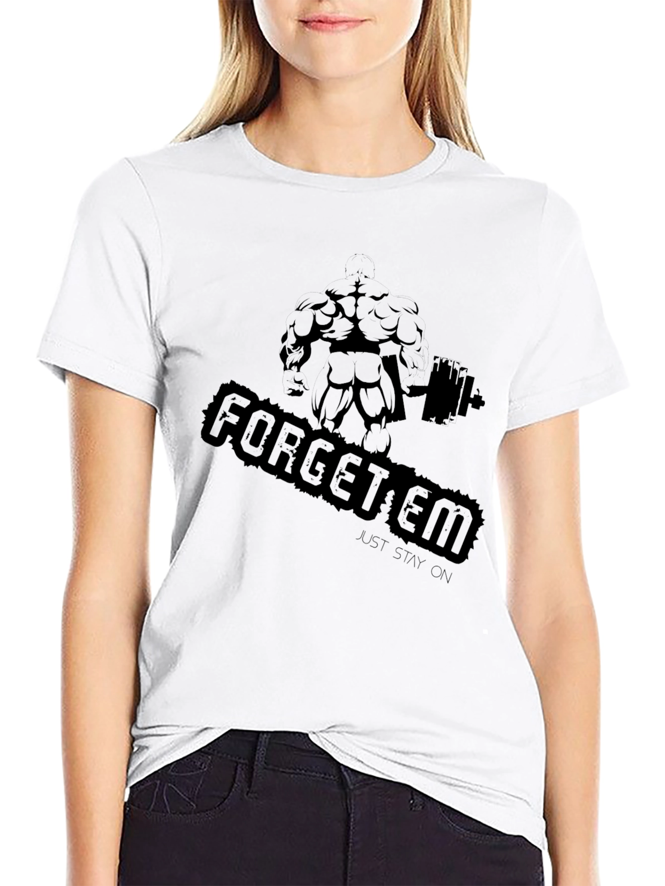Forget Em Gym Black T-Shirt