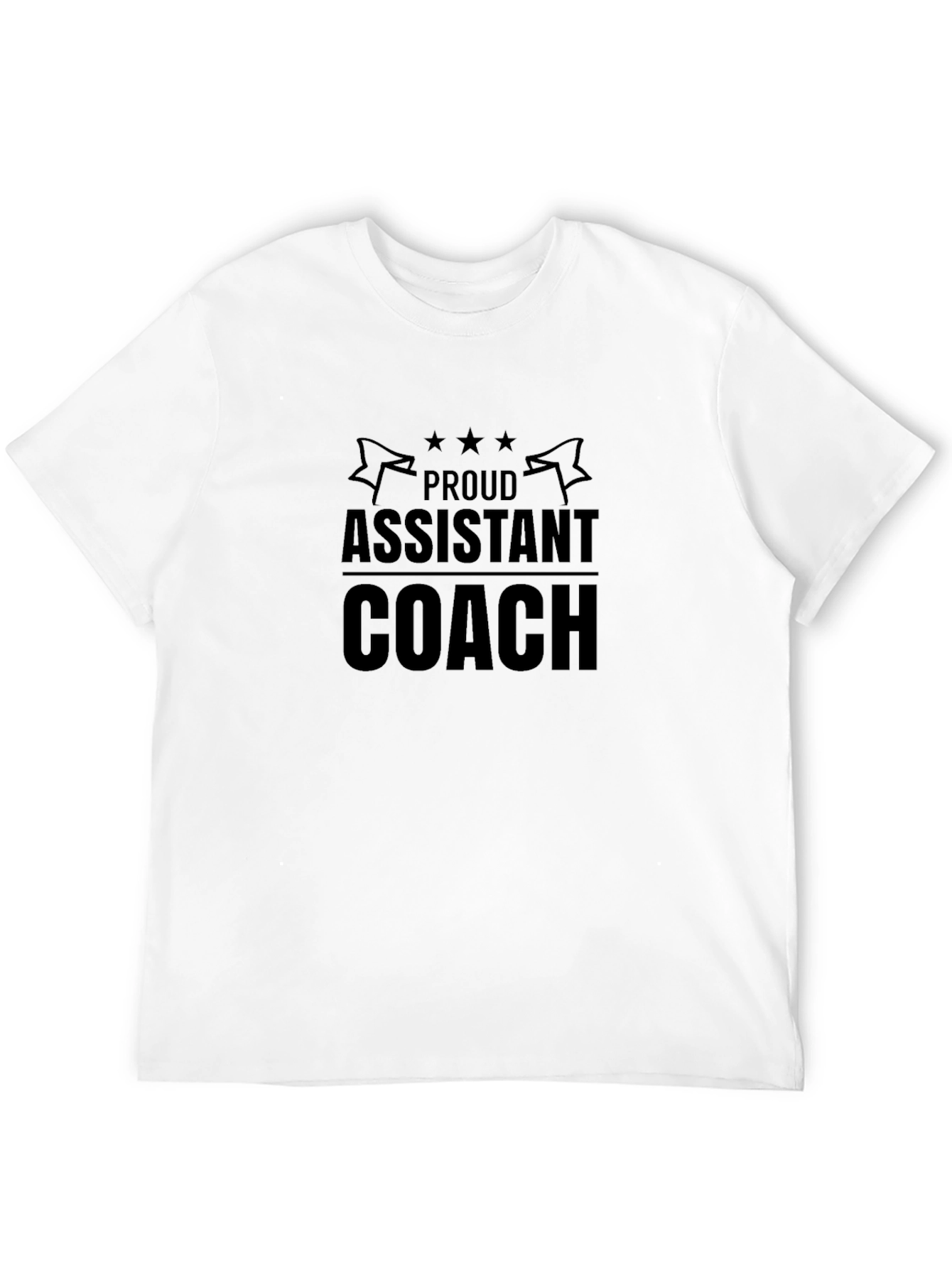 Proud Assistant Coach T-Shirt - Black