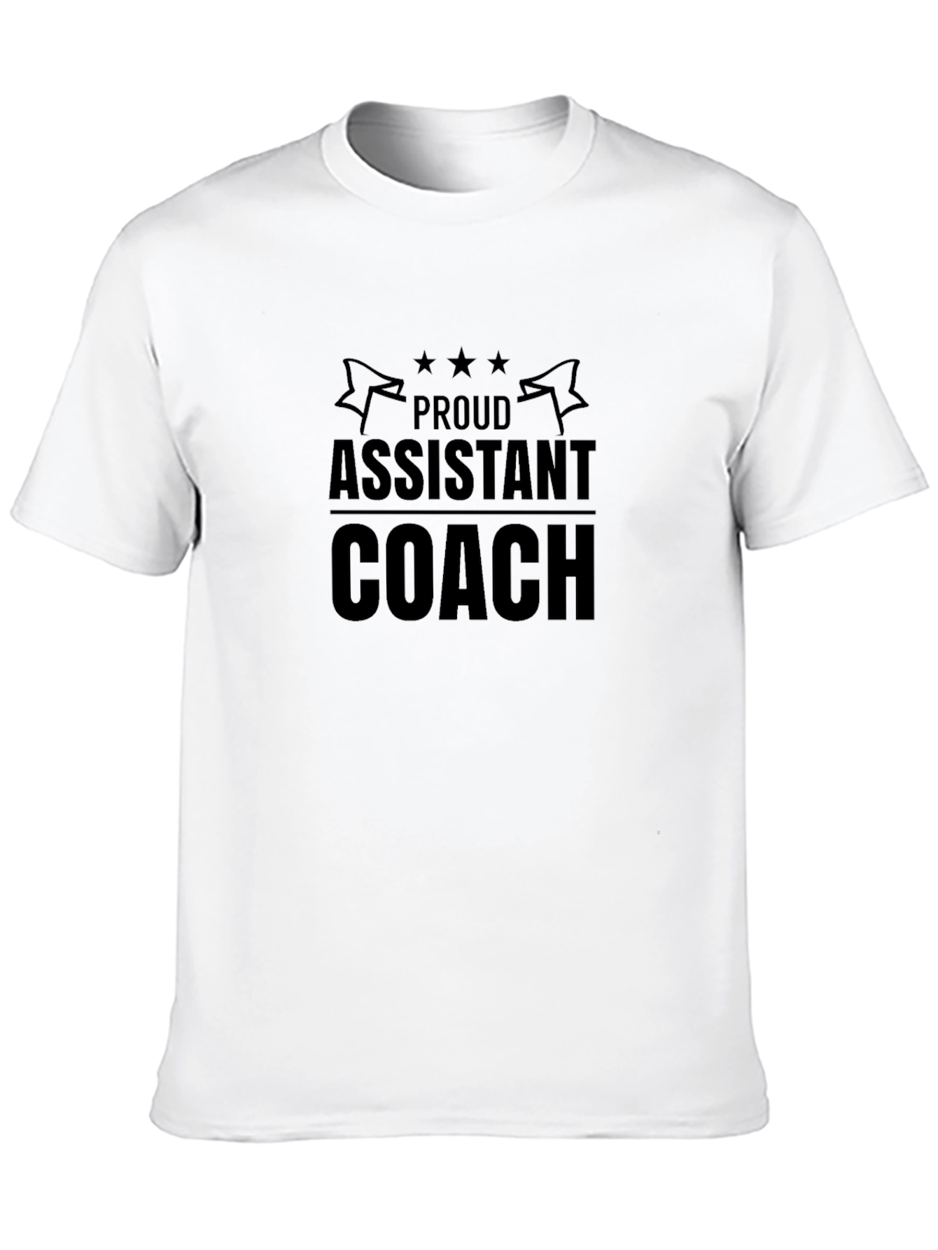 Proud Assistant Coach T-Shirt - Black