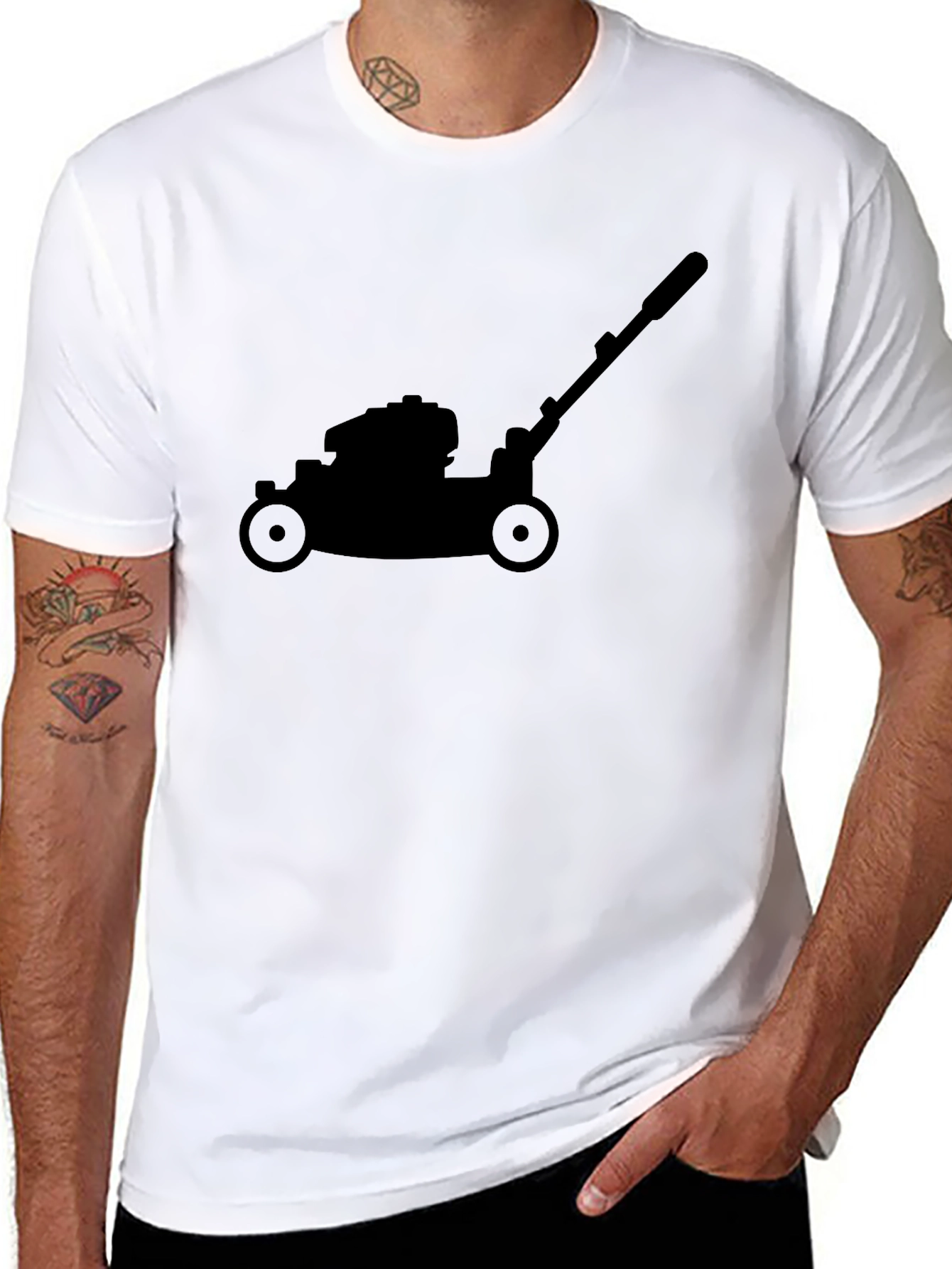 Lawn Mower Graphic Tee - Yardwork in Style