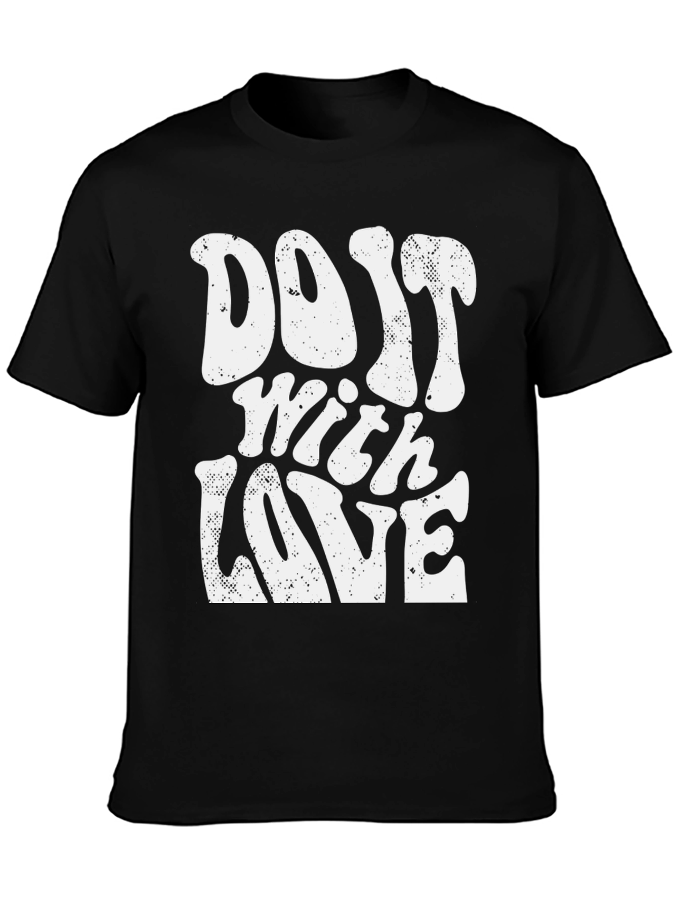 Do It With Love Graphic T-Shirt - Black