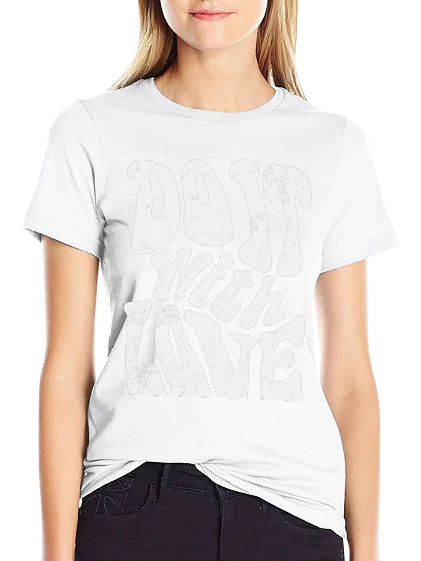 Do It With Love Graphic T-Shirt - Black