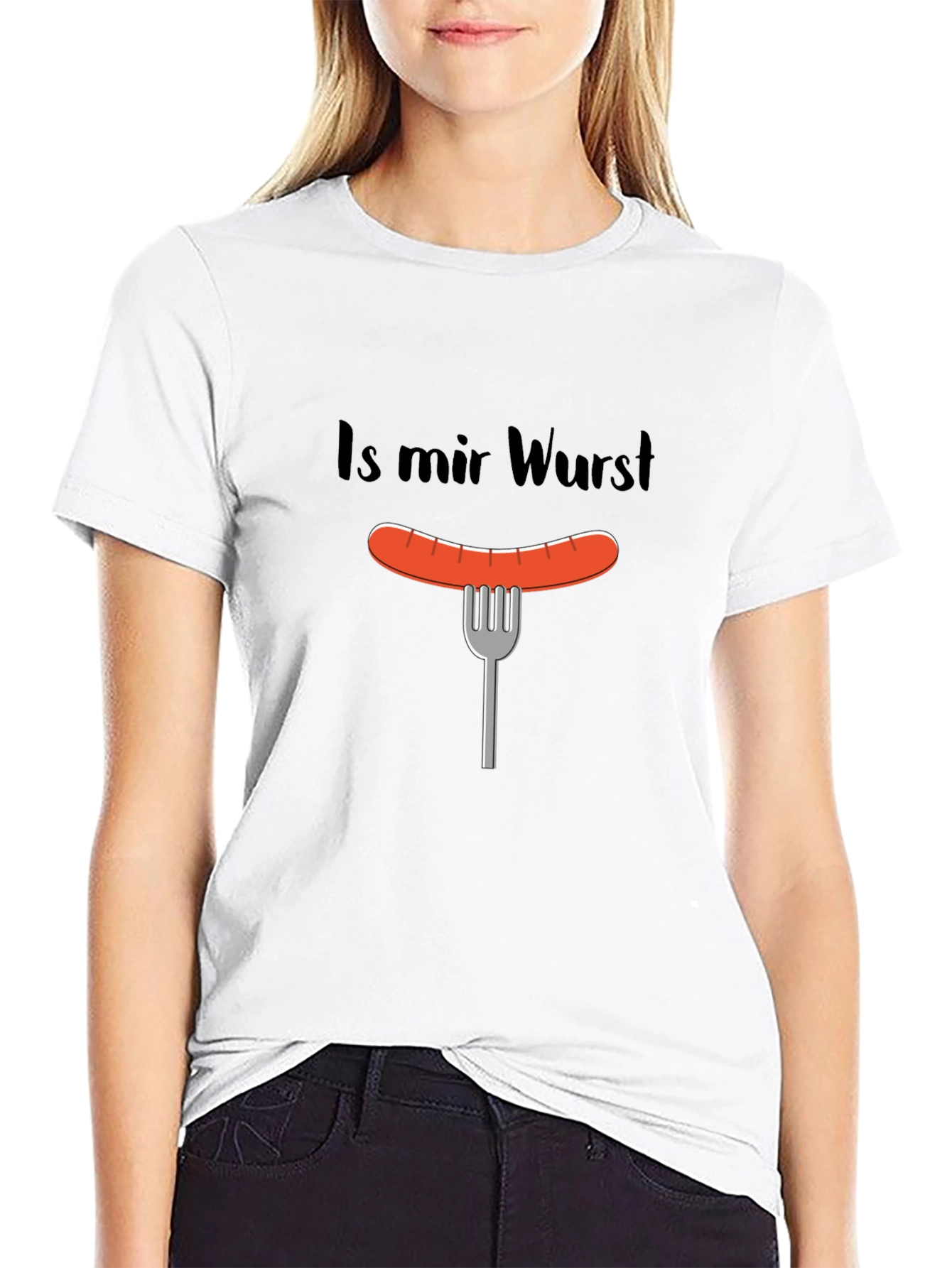 Is Mir Wurst T-Shirt - Funny Sausage Graphic Tee