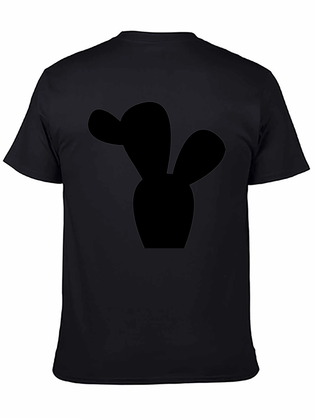 Cactus Silhouette Black T-Shirt