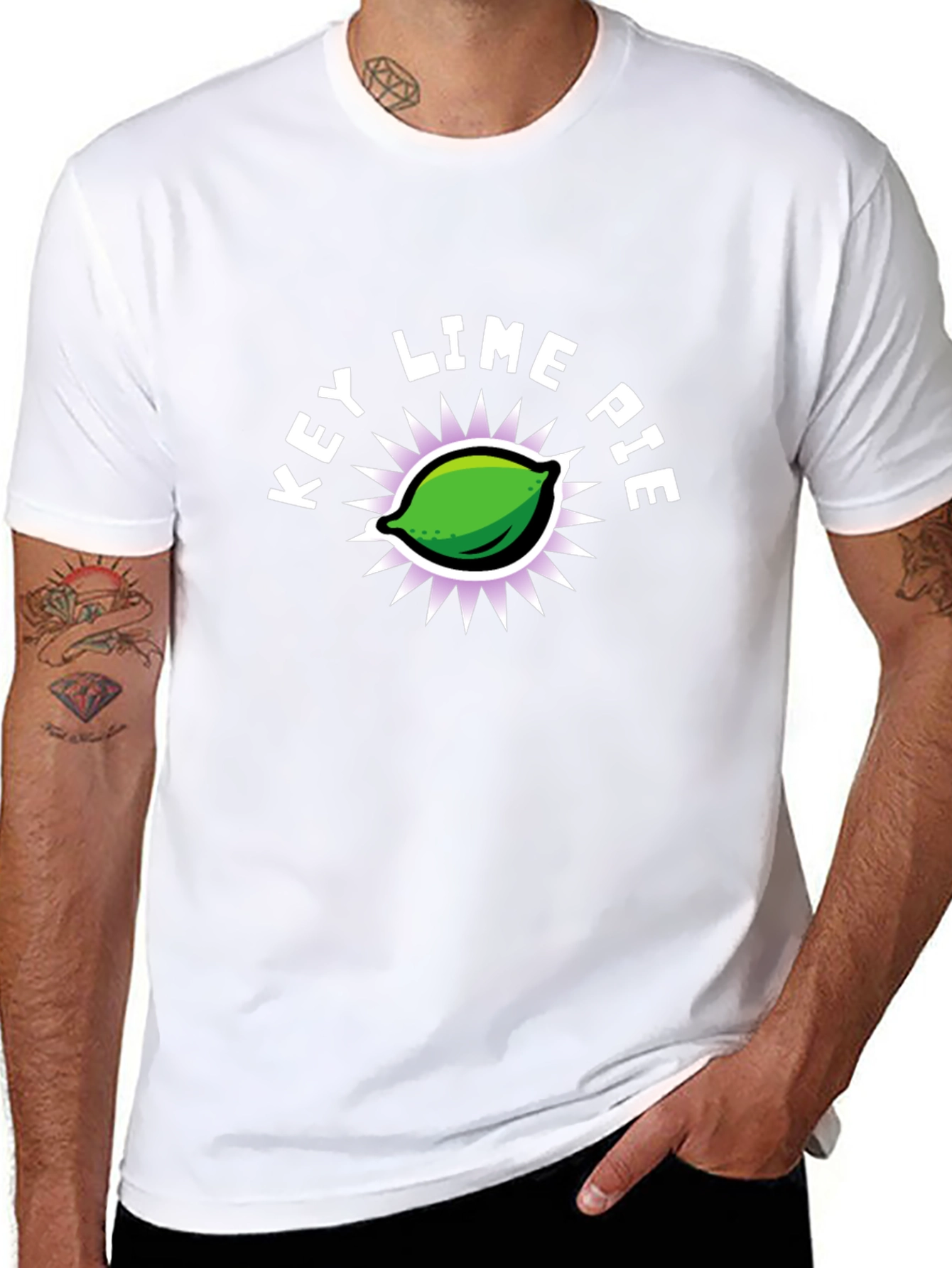 Key Lime Pie Graphic Tee - Funny Food T-Shirt