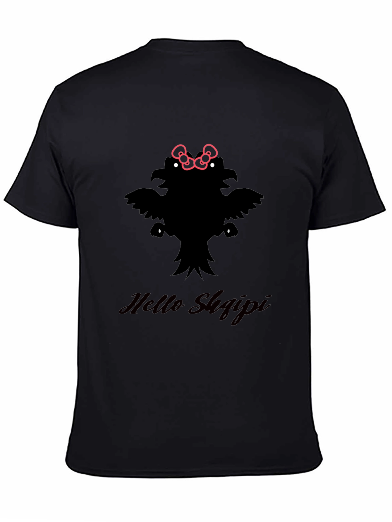 Novelty Hello Shqipi Graphic T-Shirt