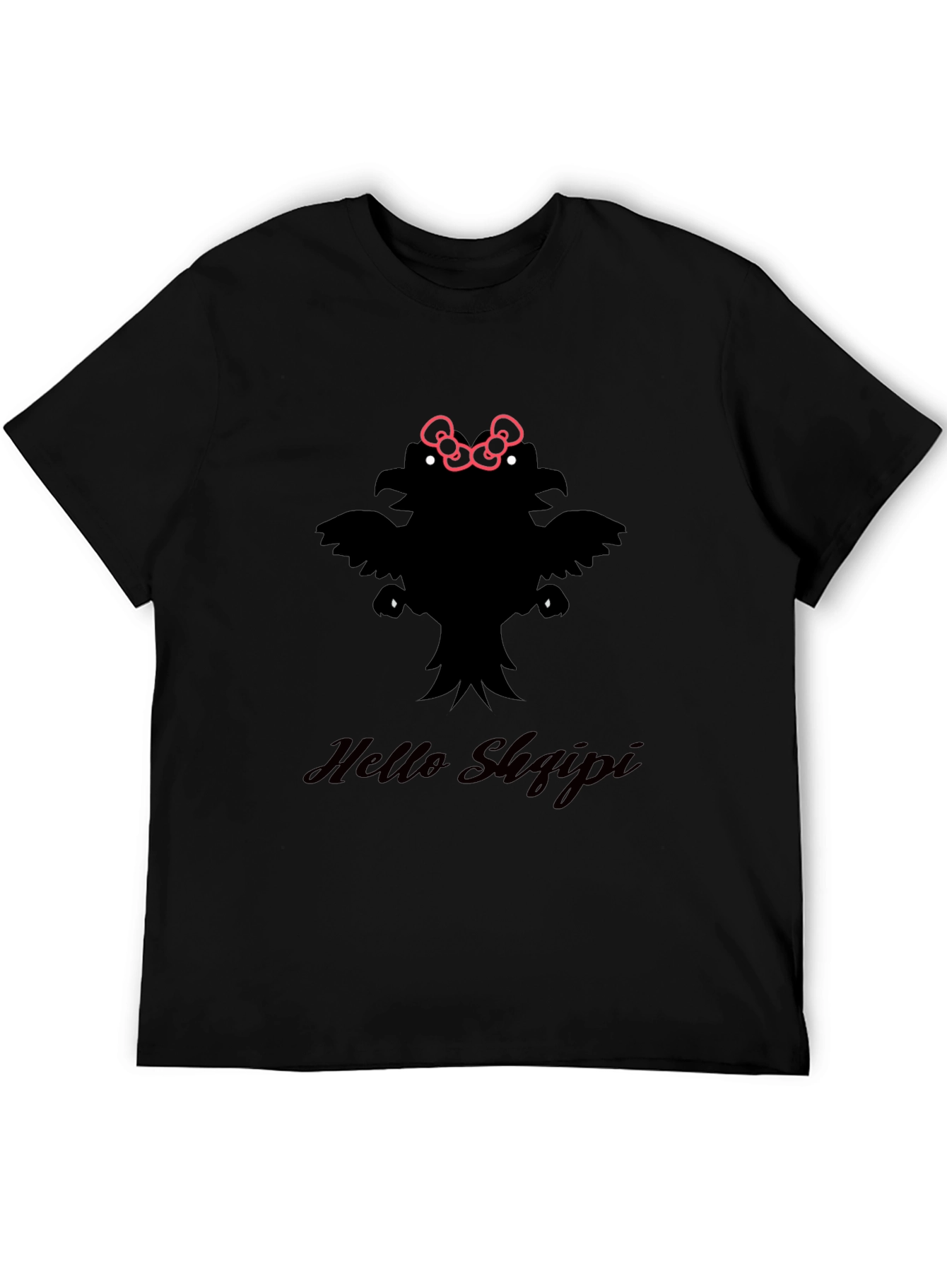Novelty Hello Shqipi Graphic T-Shirt