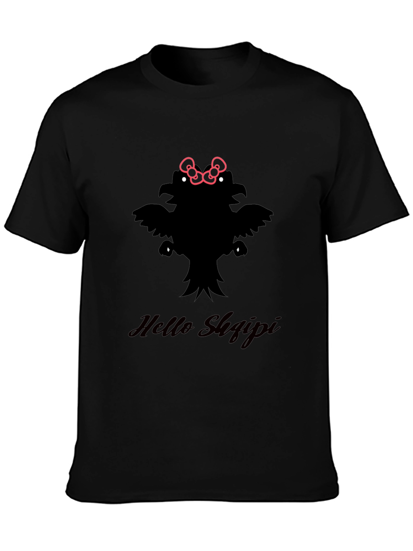 Novelty Hello Shqipi Graphic T-Shirt