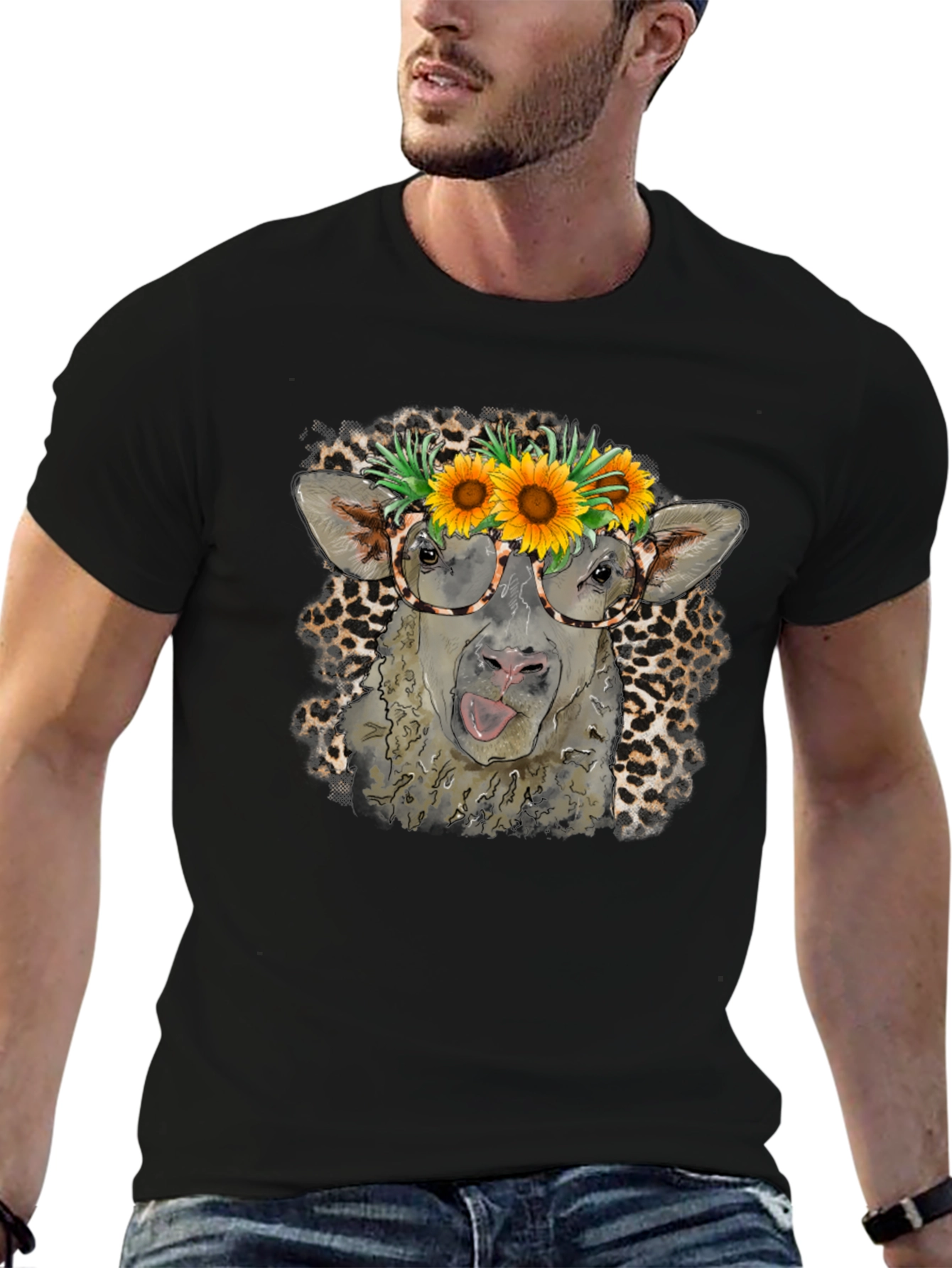 Cow with Sunflower T-Shirt