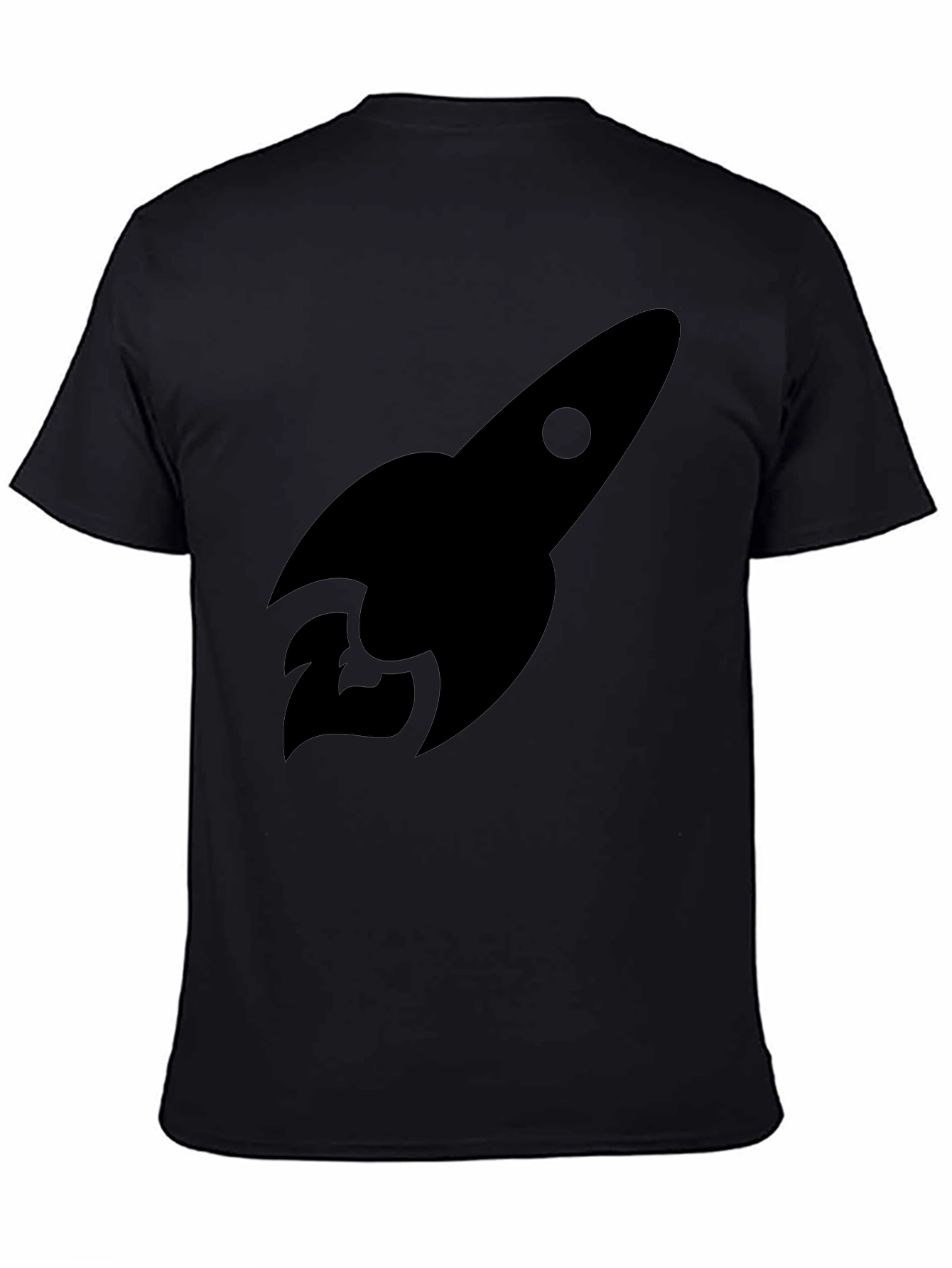 Rocket Graphic Black T-Shirt