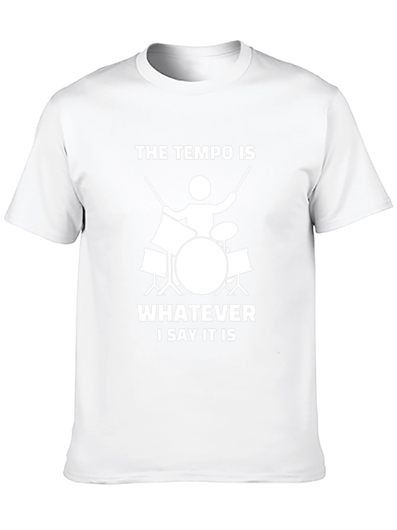 Tempo Drummer T-Shirt: Music Lover Tee