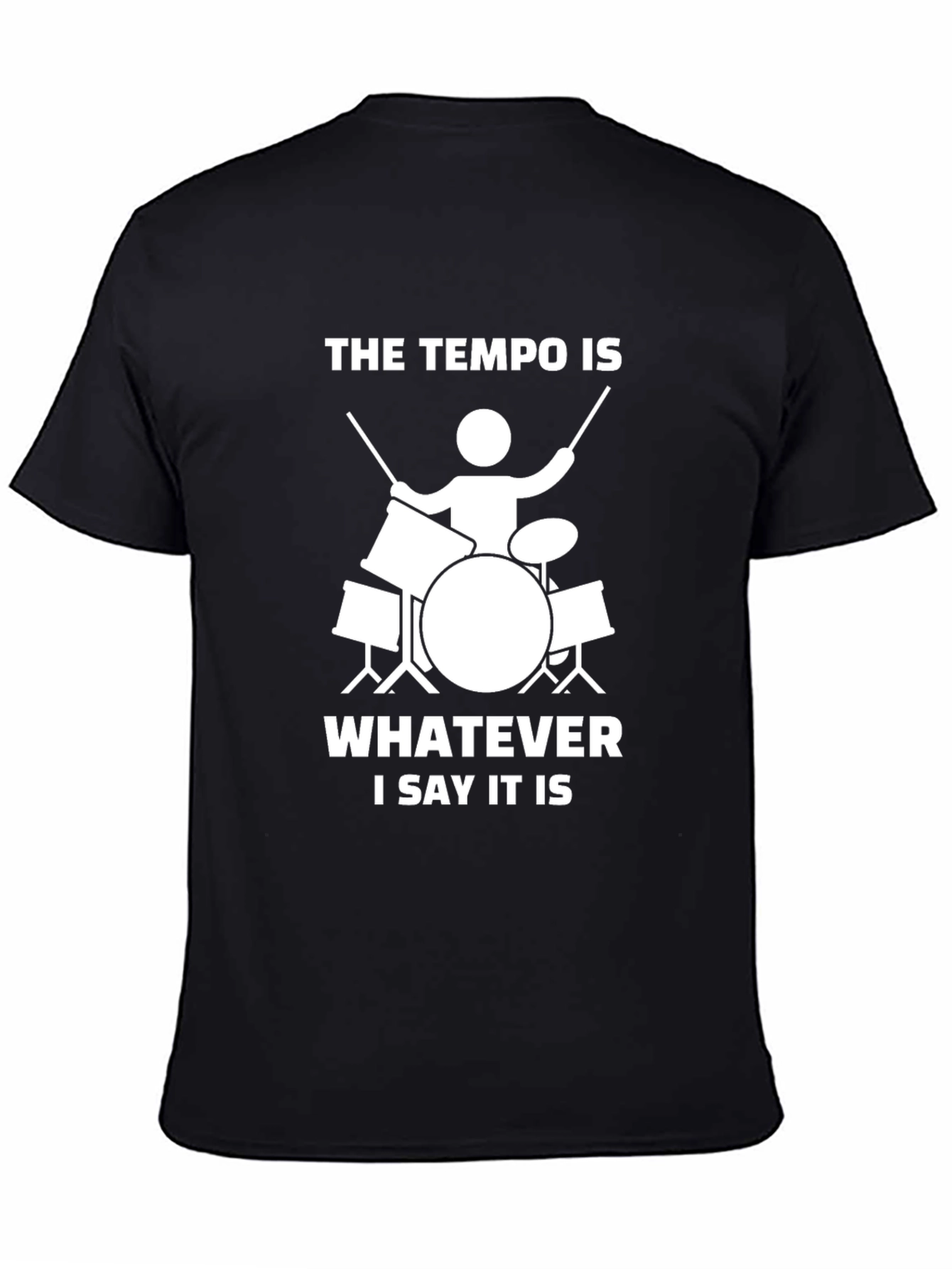 Tempo Drummer T-Shirt: Music Lover Tee