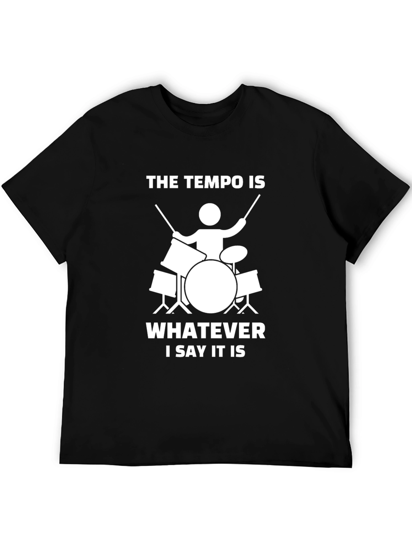 Tempo Drummer T-Shirt: Music Lover Tee