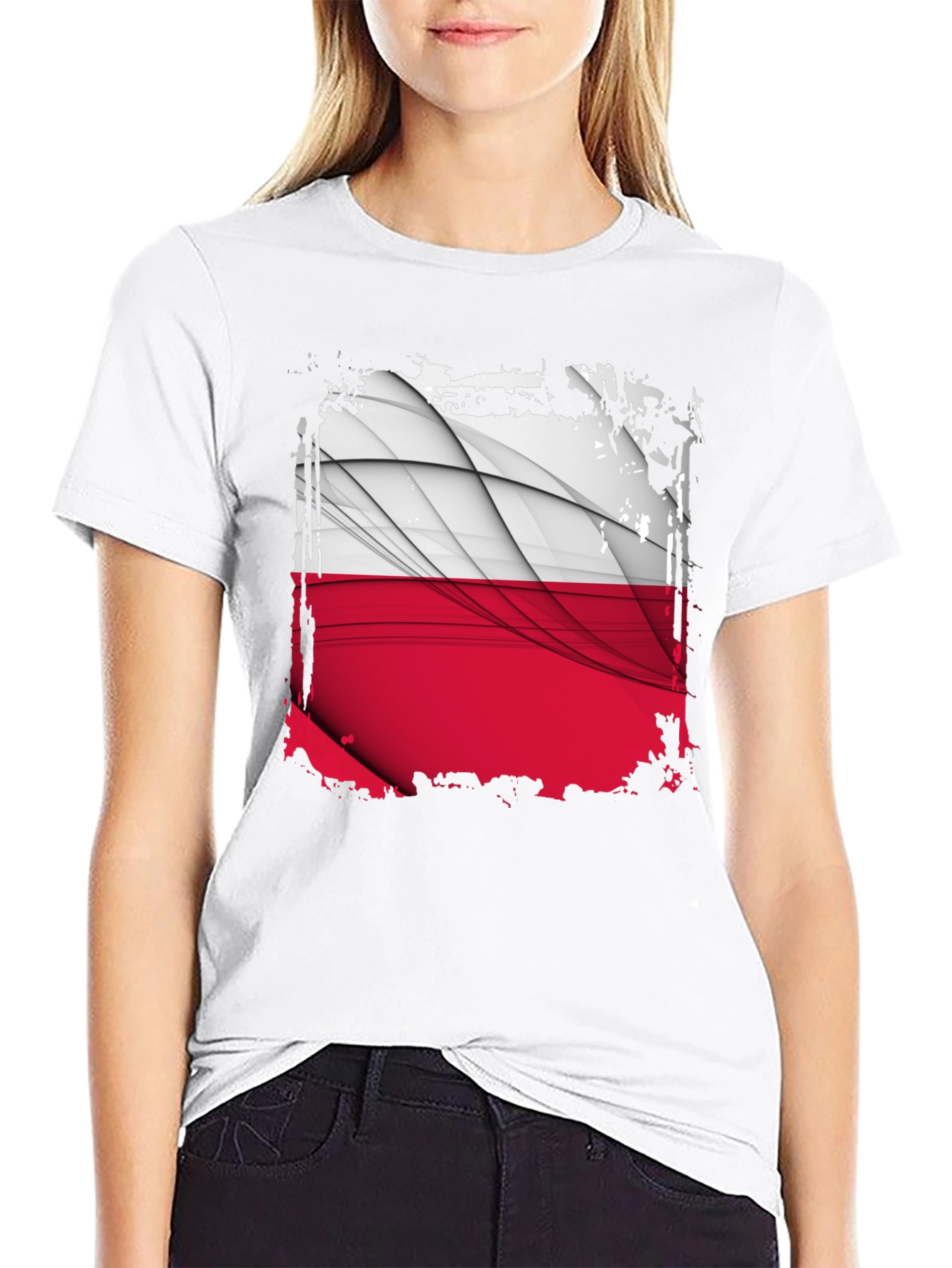 Poland Flag Graphic T-Shirt