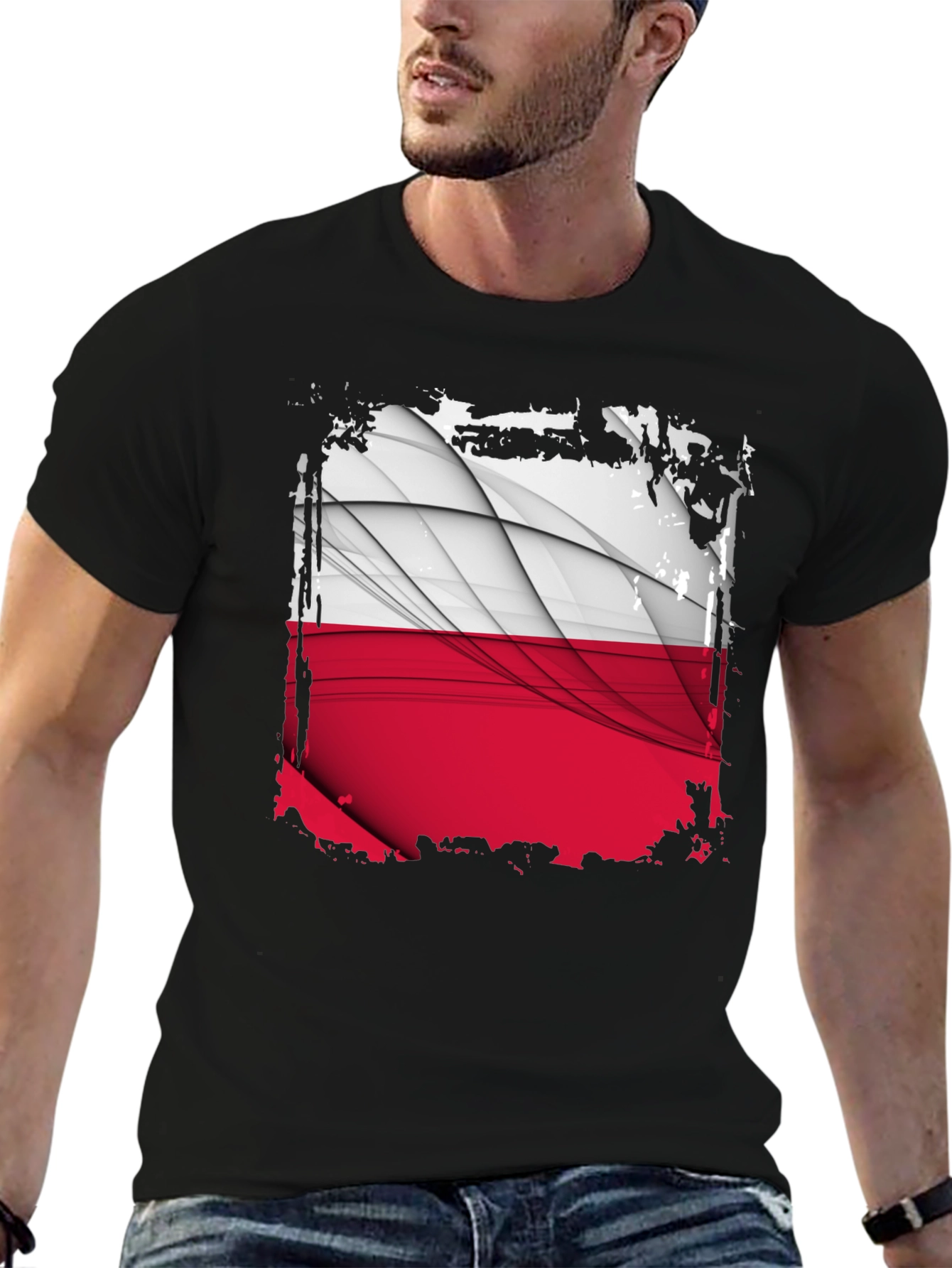 Poland Flag Graphic T-Shirt