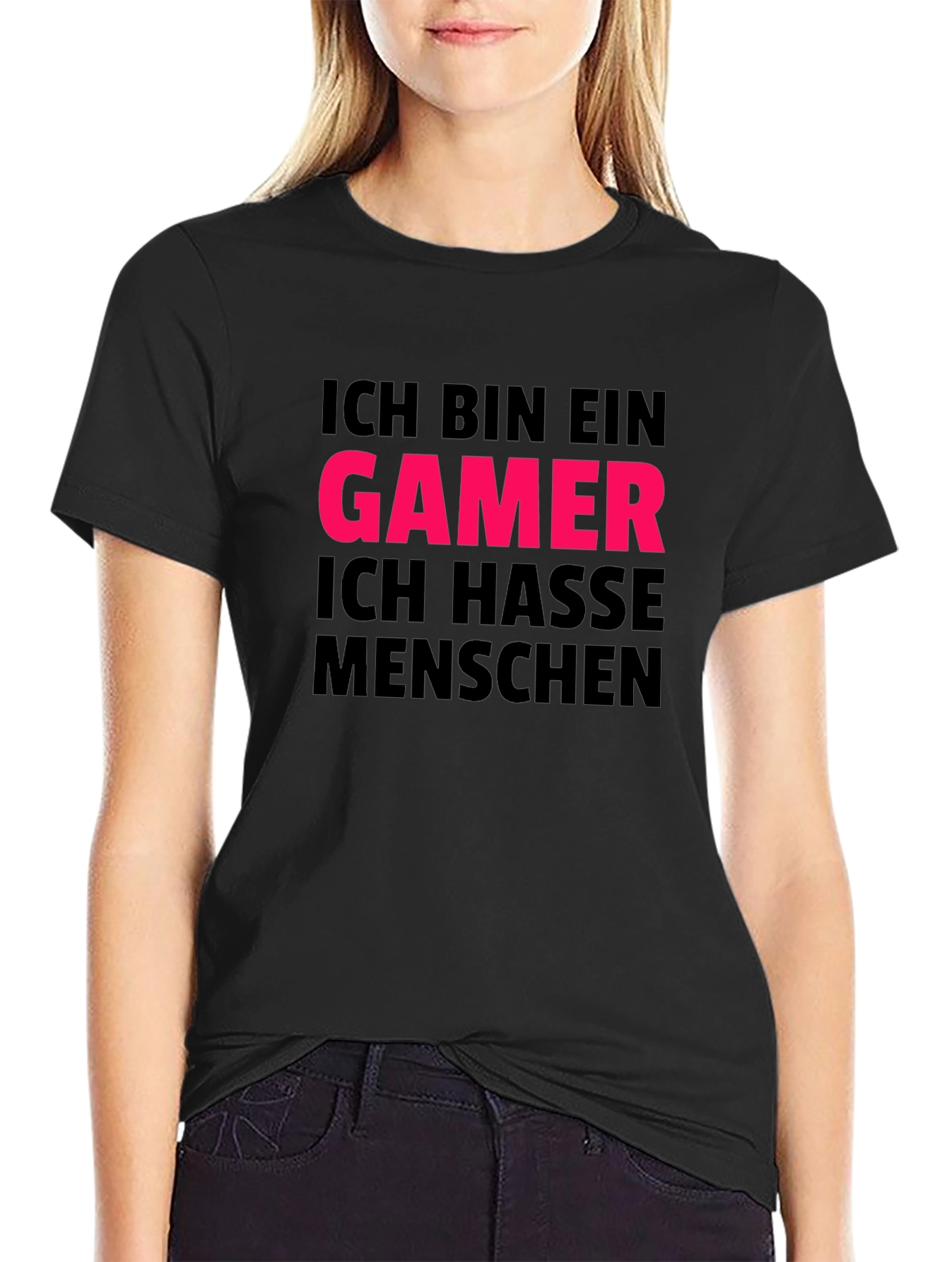 Ich Bin Ein Gamer T-Shirt - Black