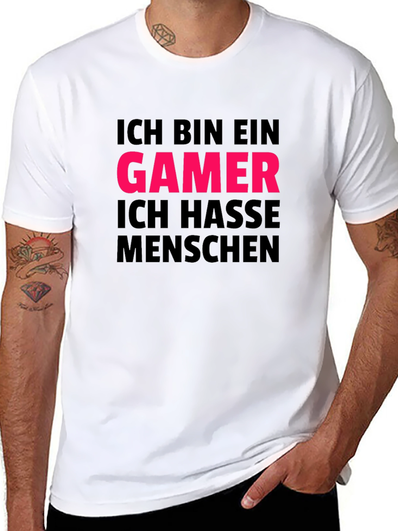 Ich Bin Ein Gamer T-Shirt - Black