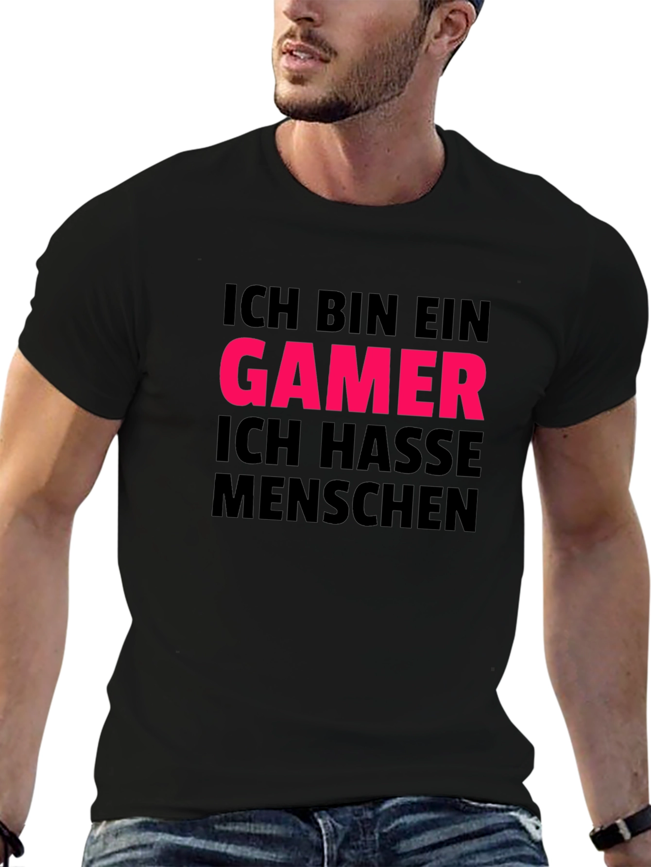 Ich Bin Ein Gamer T-Shirt - Black