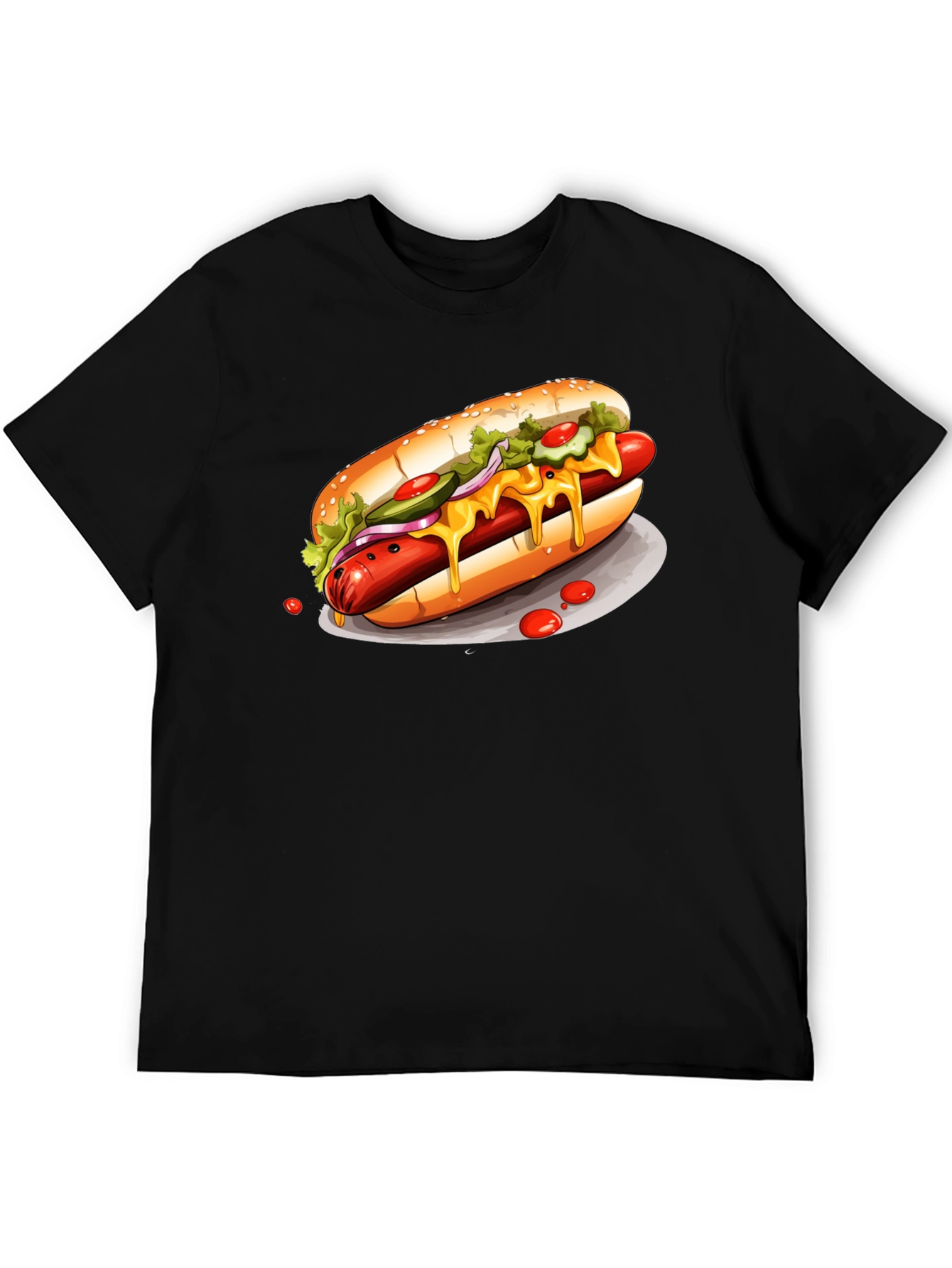 Loaded Hot Dog T-Shirt – Food Lover Graphic Tee