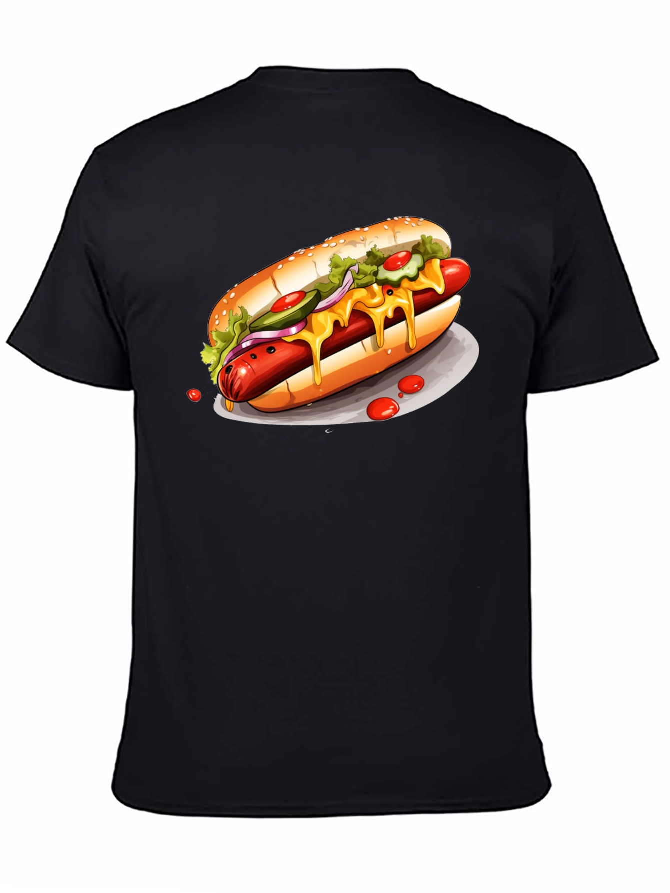 Loaded Hot Dog T-Shirt – Food Lover Graphic Tee