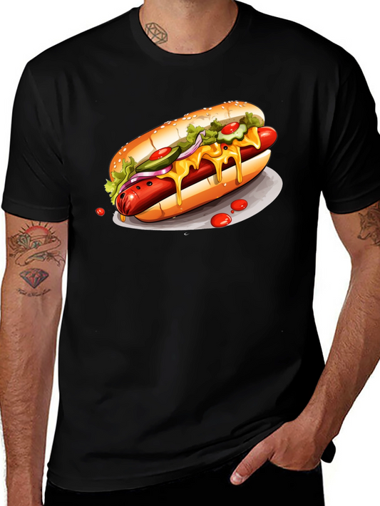 Loaded Hot Dog T-Shirt – Food Lover Graphic Tee