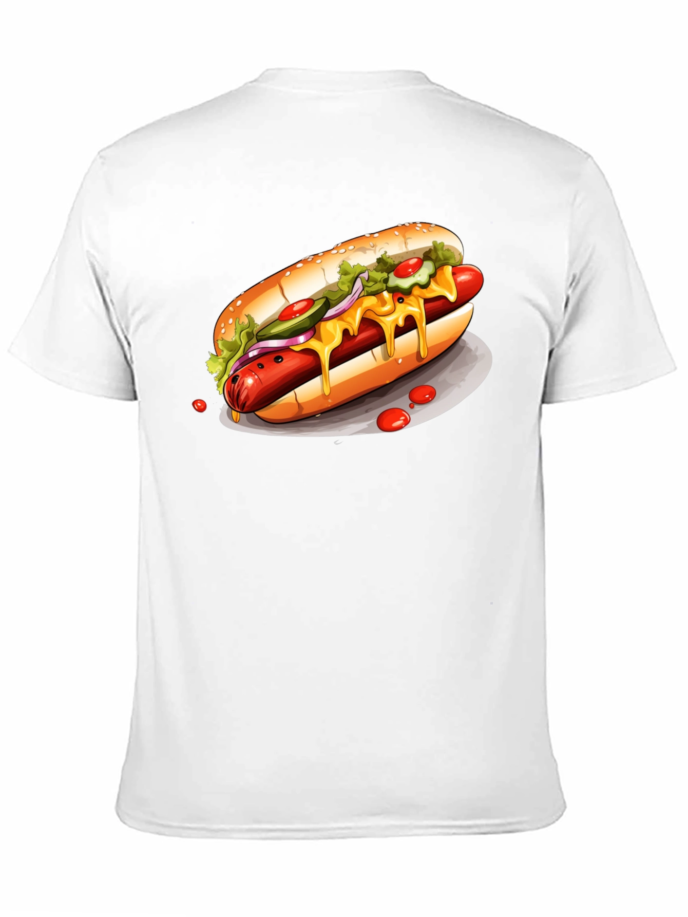 Loaded Hot Dog T-Shirt – Food Lover Graphic Tee