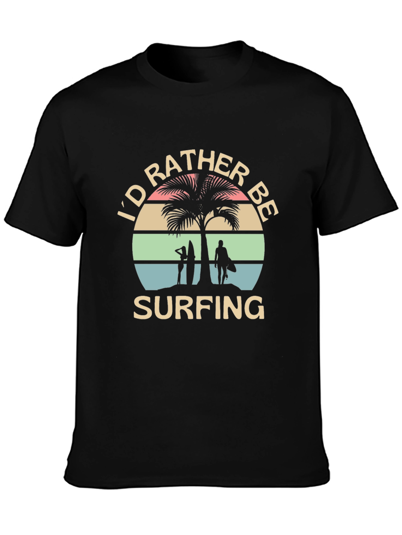 Id Rather Be Surfing Graphic T-Shirt