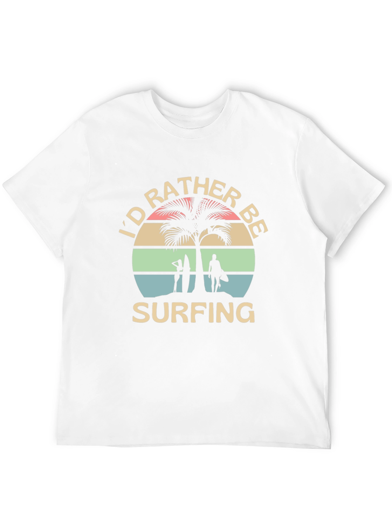 Id Rather Be Surfing Graphic T-Shirt
