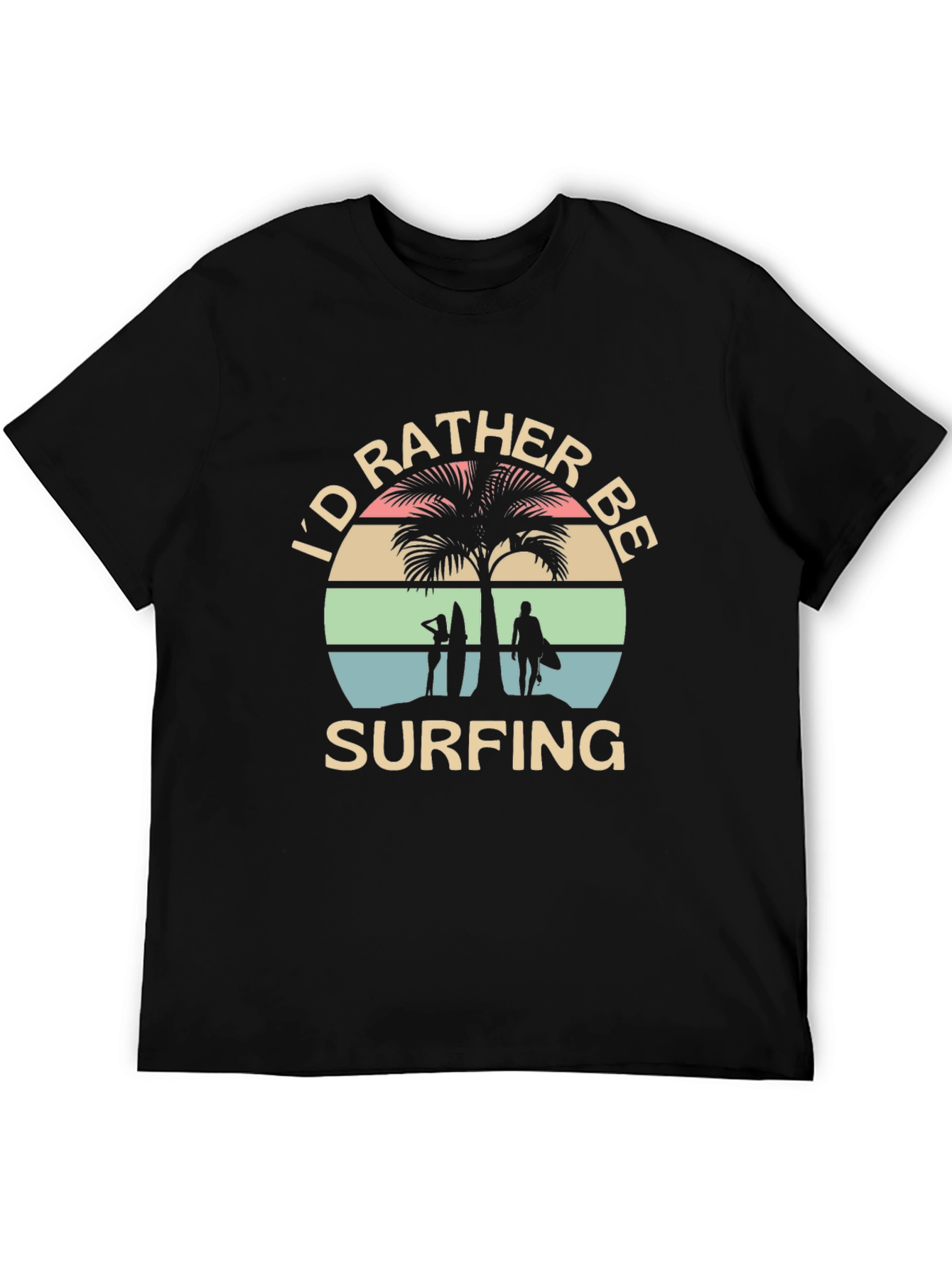 Id Rather Be Surfing Graphic T-Shirt