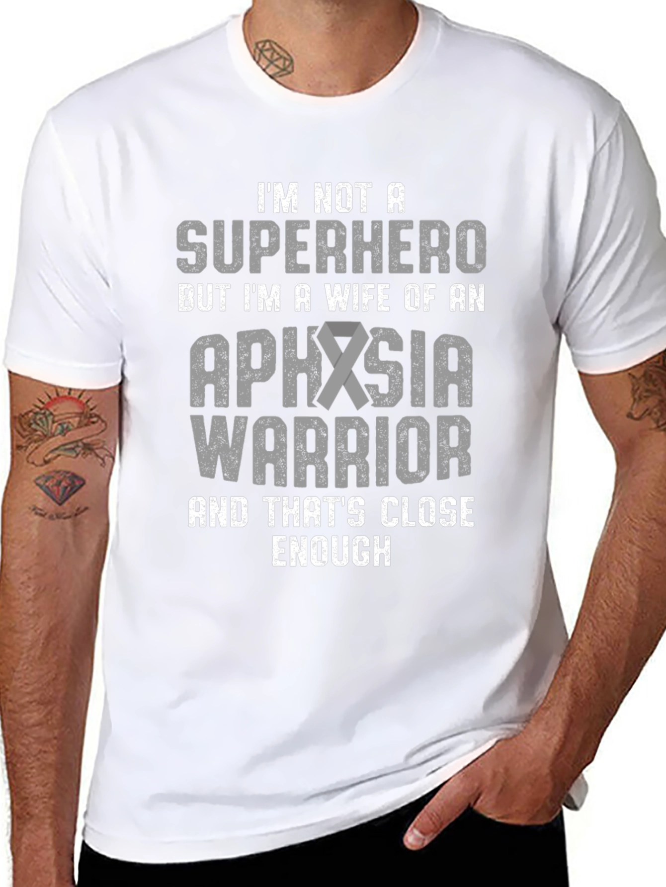 Aphasia Warrior Wife T-Shirt