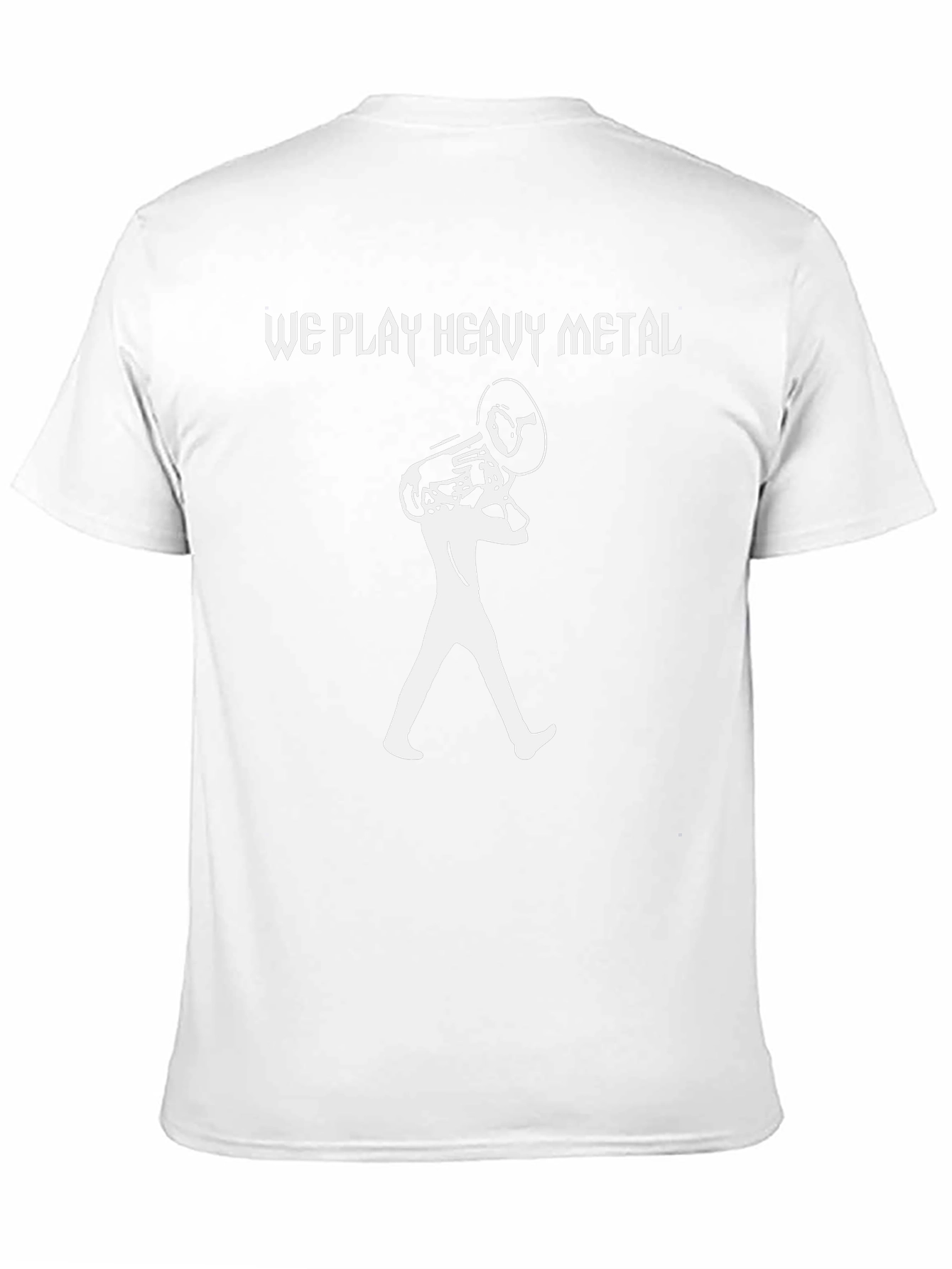 Heavy Metal Tuba Player Graphic Tee