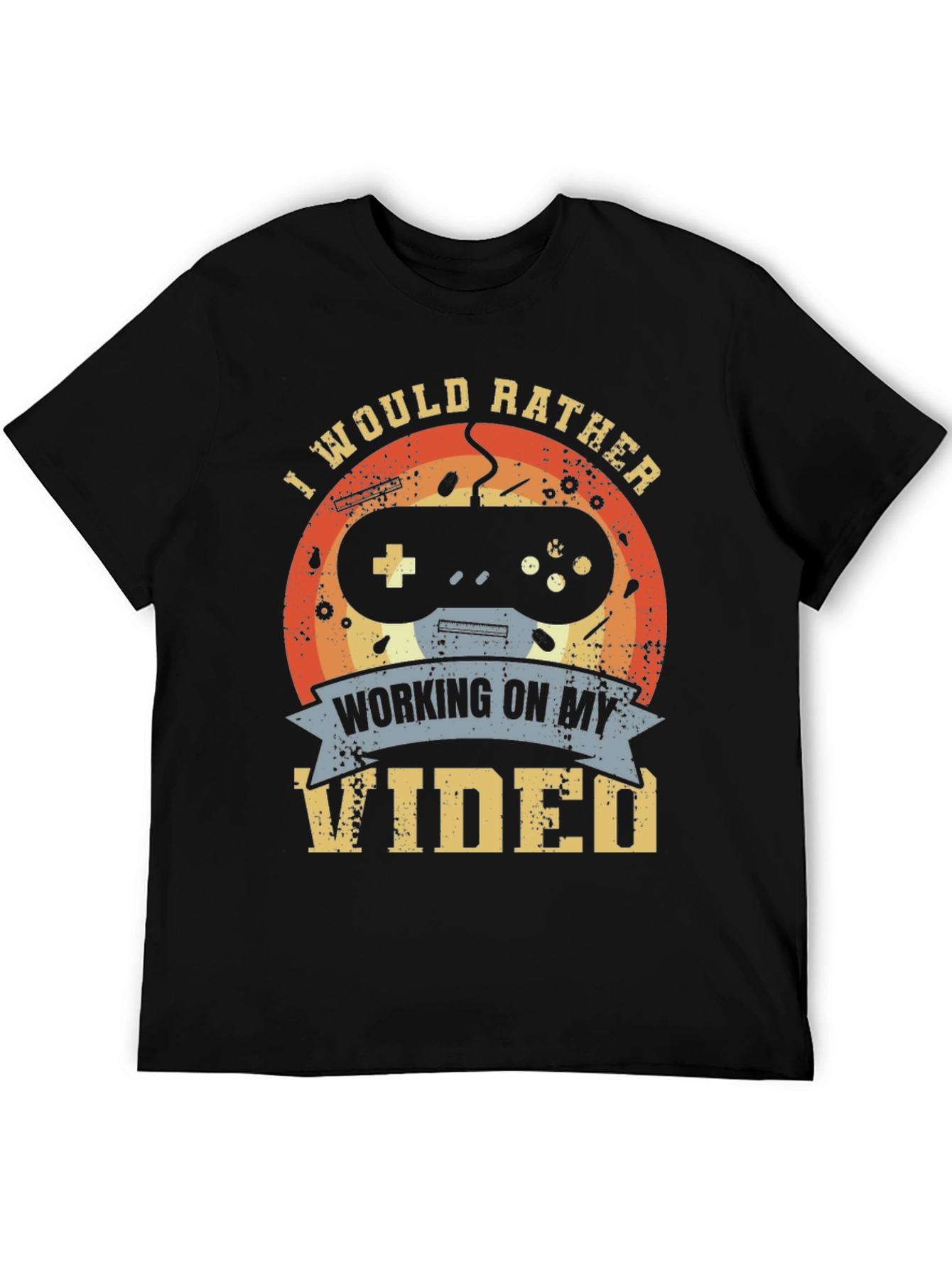 Gamer T-Shirt - I Would Rather Be Gaming Tee