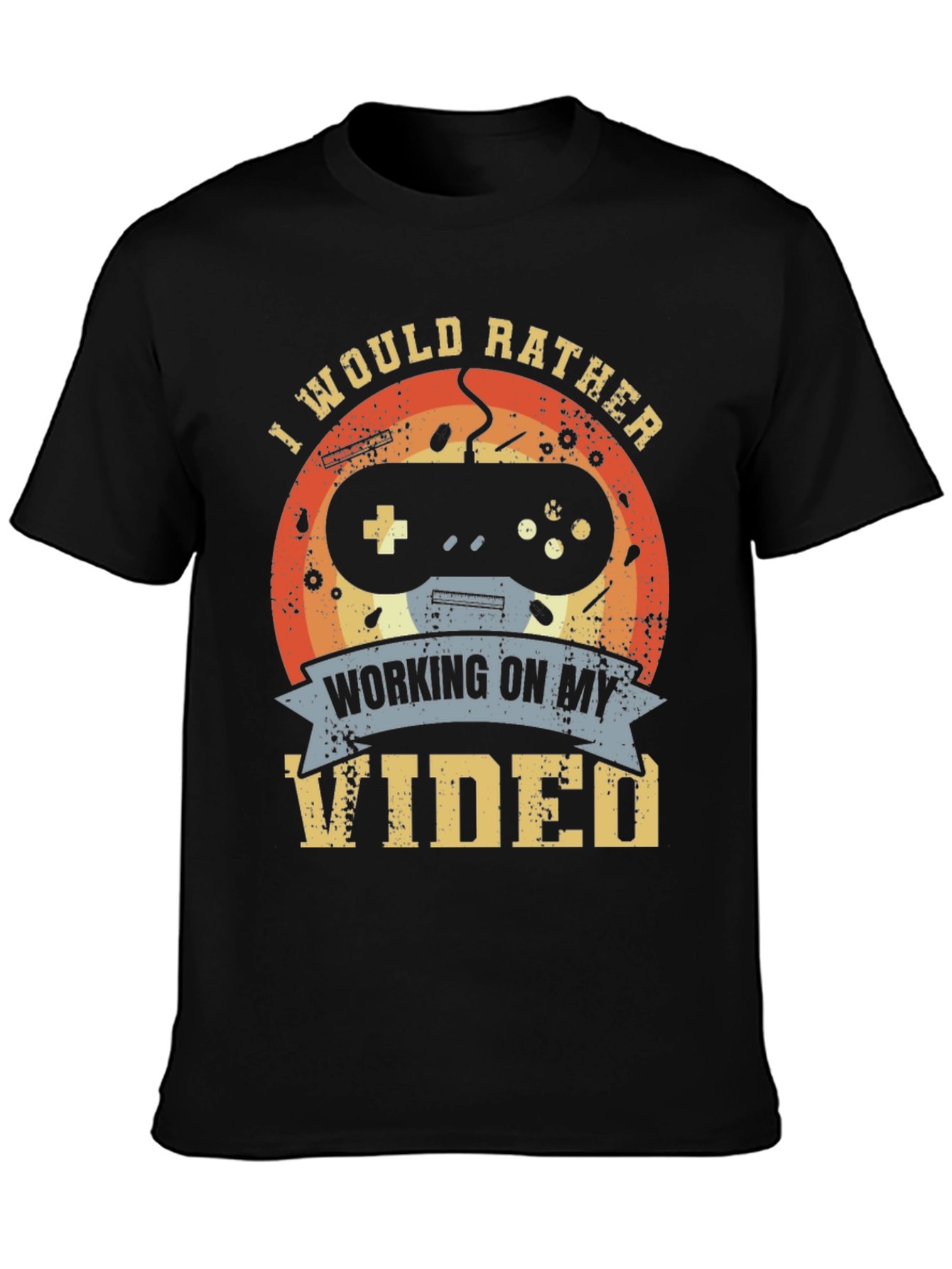 Gamer T-Shirt - I Would Rather Be Gaming Tee