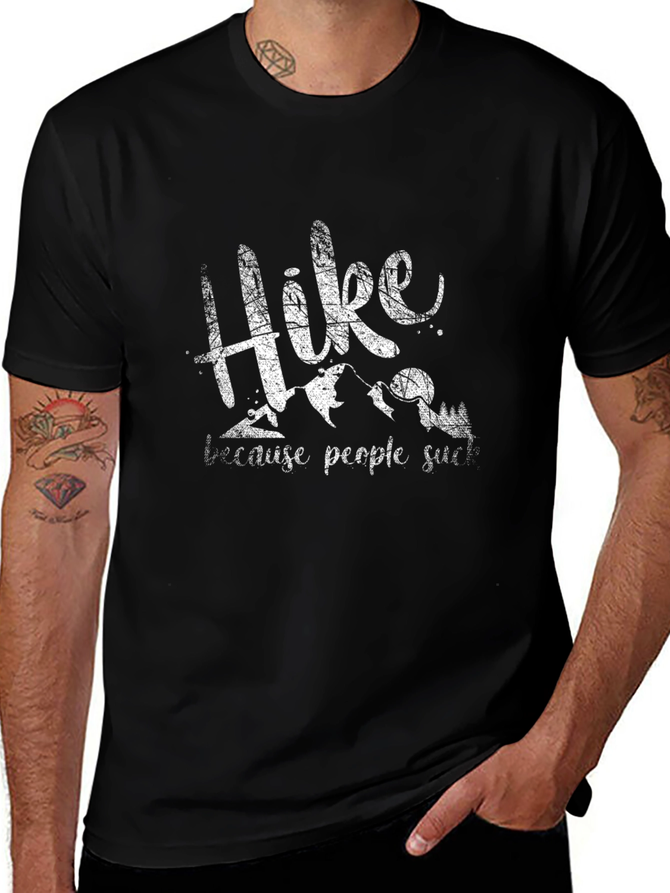 Hike Because People Suck T-Shirt