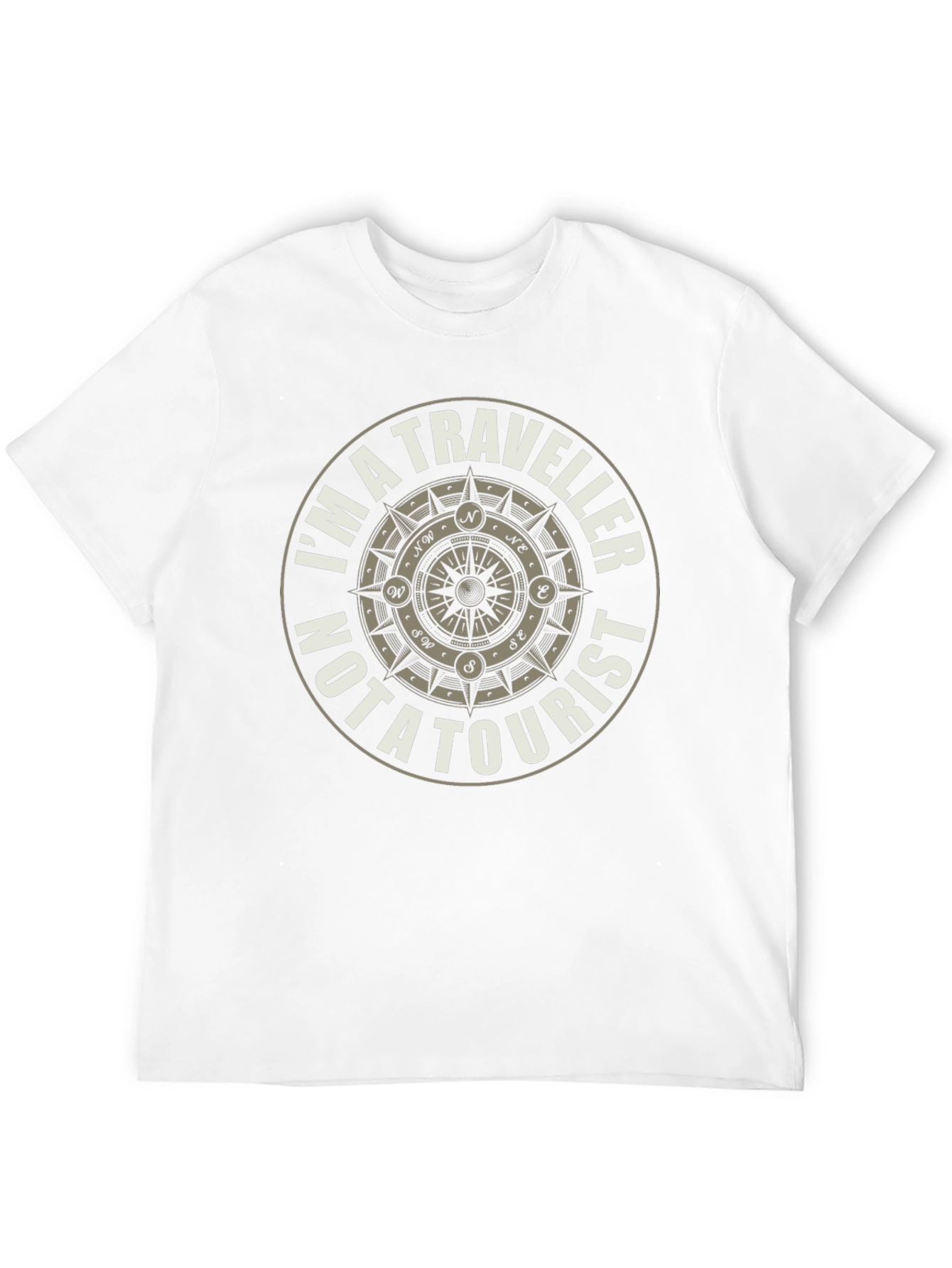 Traveller Compass Graphic Black T-Shirt