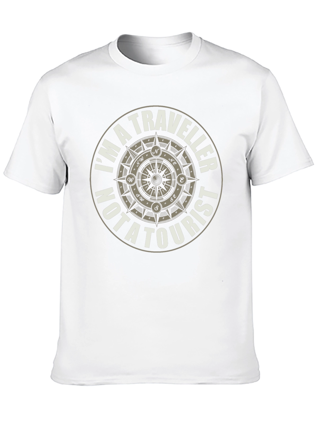 Traveller Compass Graphic Black T-Shirt