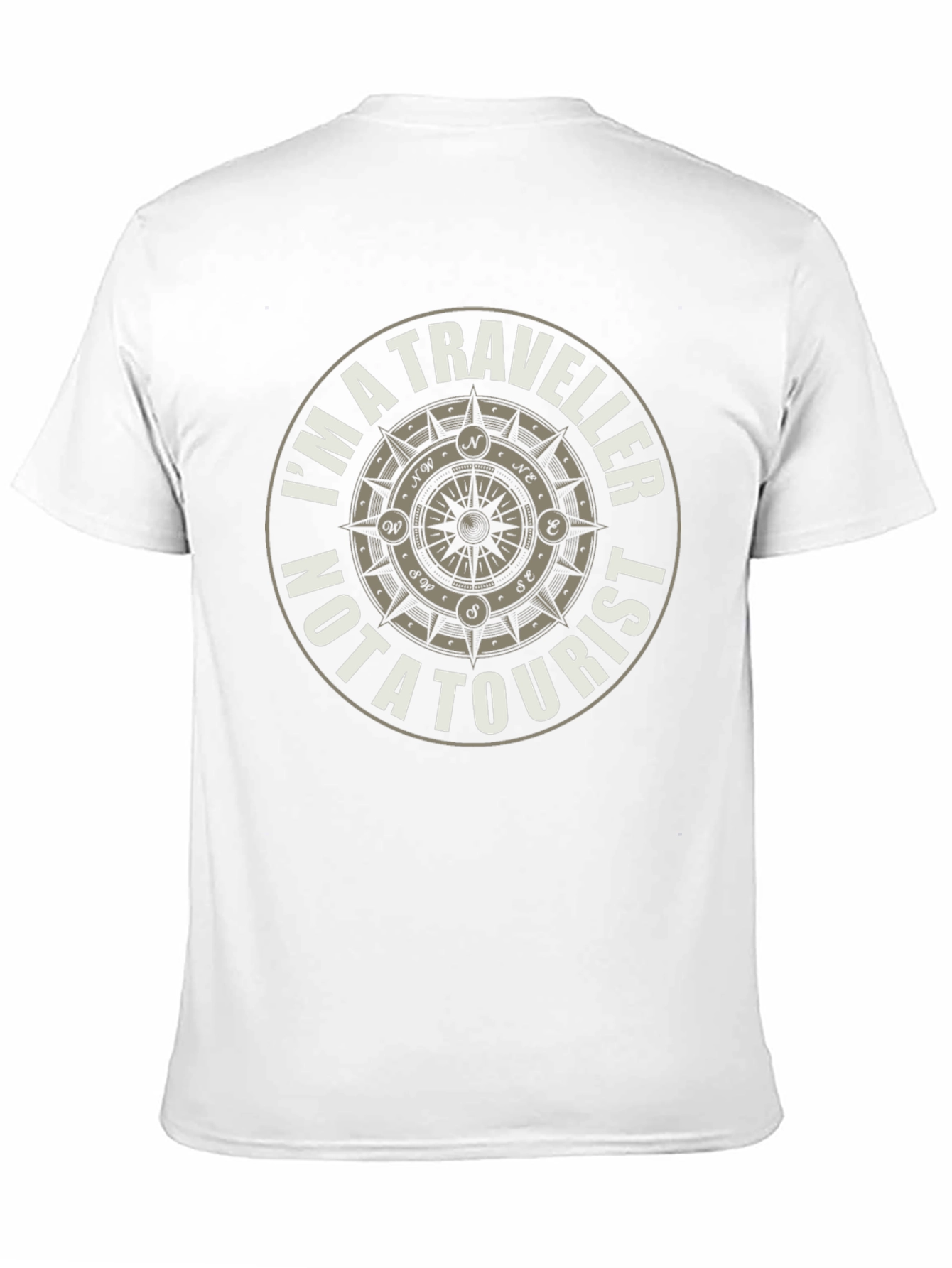 Traveller Compass Graphic Black T-Shirt